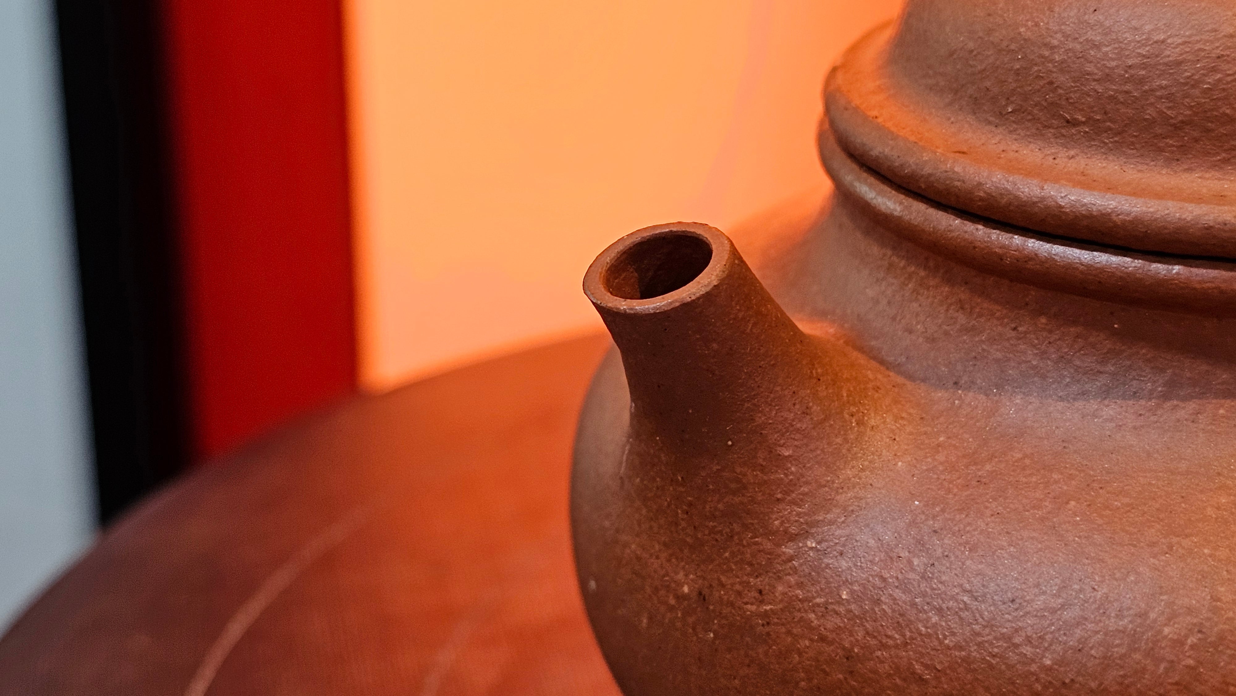 Rong Tian 容天, 141.1ml, rare Zhu Sha 朱砂 (highest granularity form of ZhuNi), by Craftsman Gu Xiao Ming 顾小明 ~ Congratulations to Ms M.L.! 0102hrs 12th August 2025, Phoenix! AZ.