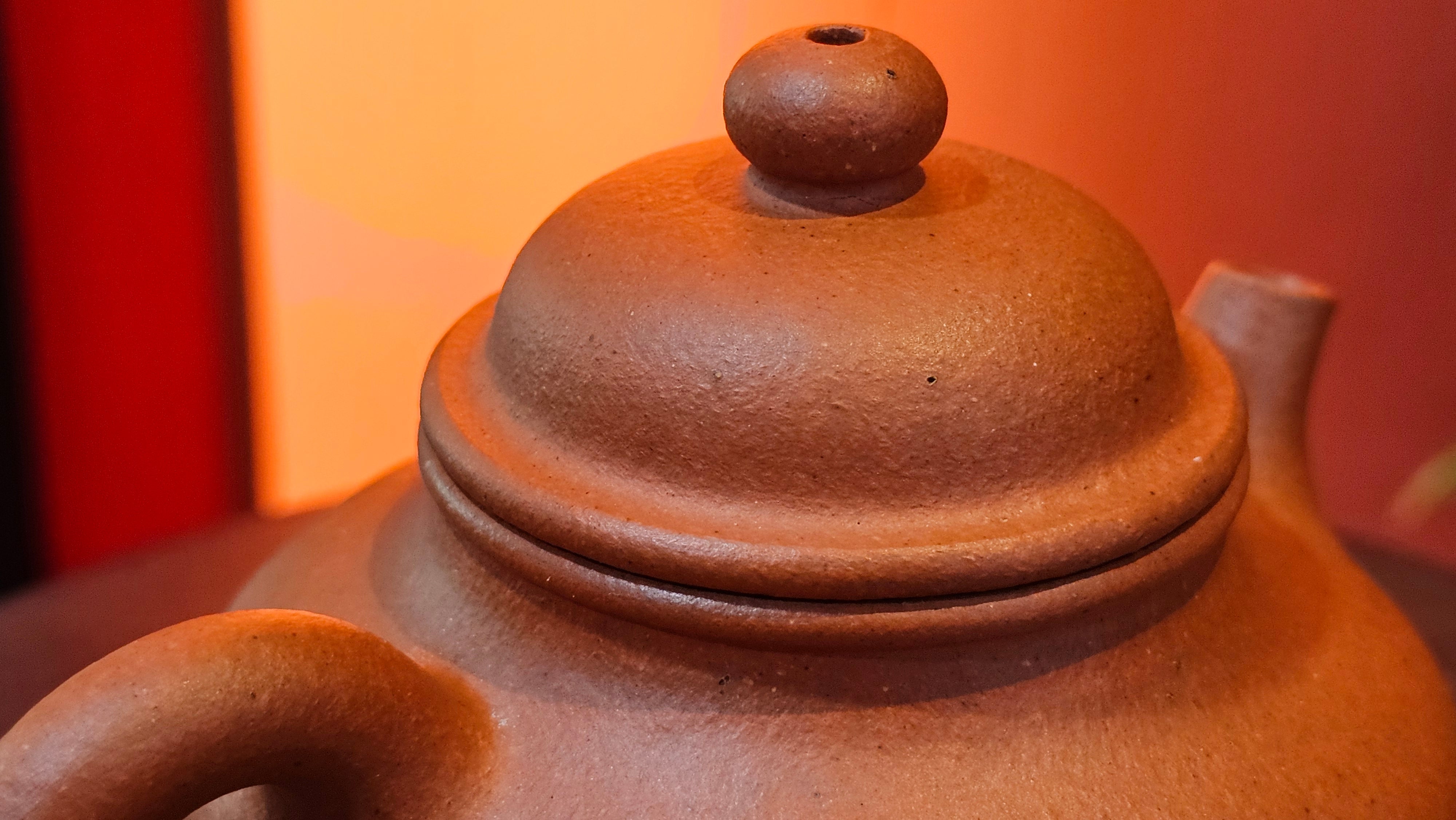 Rong Tian 容天, 141.1ml, rare Zhu Sha 朱砂 (highest granularity form of ZhuNi), by Craftsman Gu Xiao Ming 顾小明 ~ Congratulations to Ms M.L.! 0102hrs 12th August 2025, Phoenix! AZ.