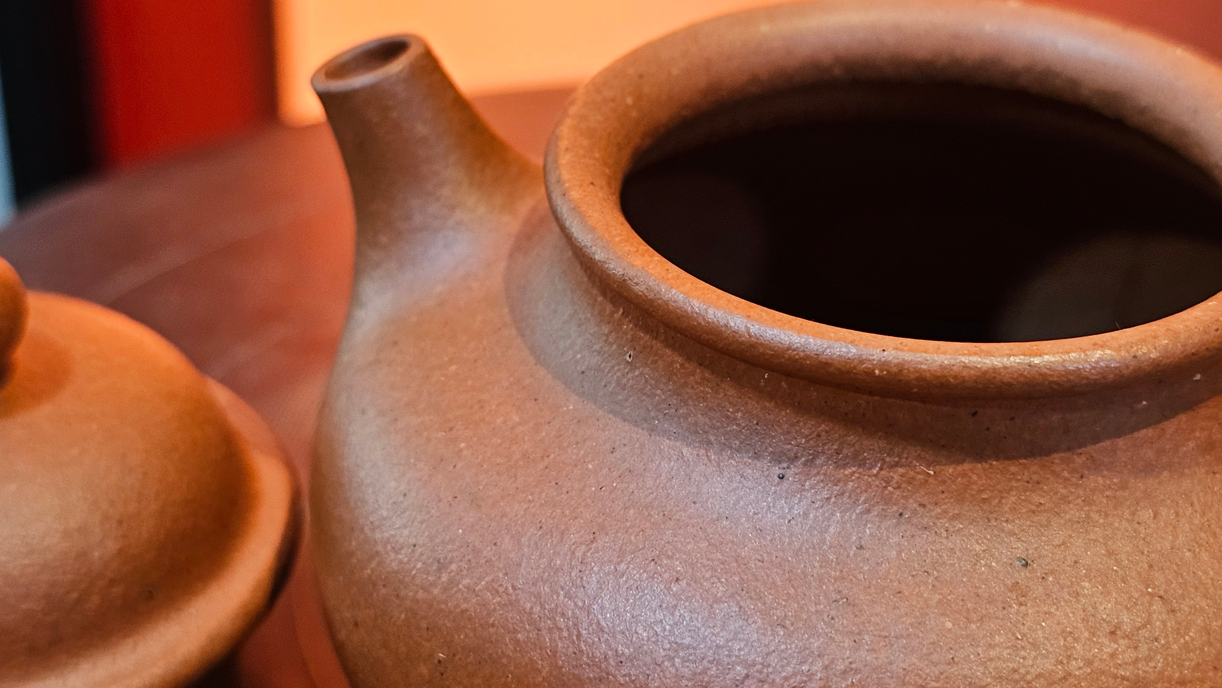 Rong Tian 容天, 141.1ml, rare Zhu Sha 朱砂 (highest granularity form of ZhuNi), by Craftsman Gu Xiao Ming 顾小明 ~ Congratulations to Ms M.L.! 0102hrs 12th August 2025, Phoenix! AZ.