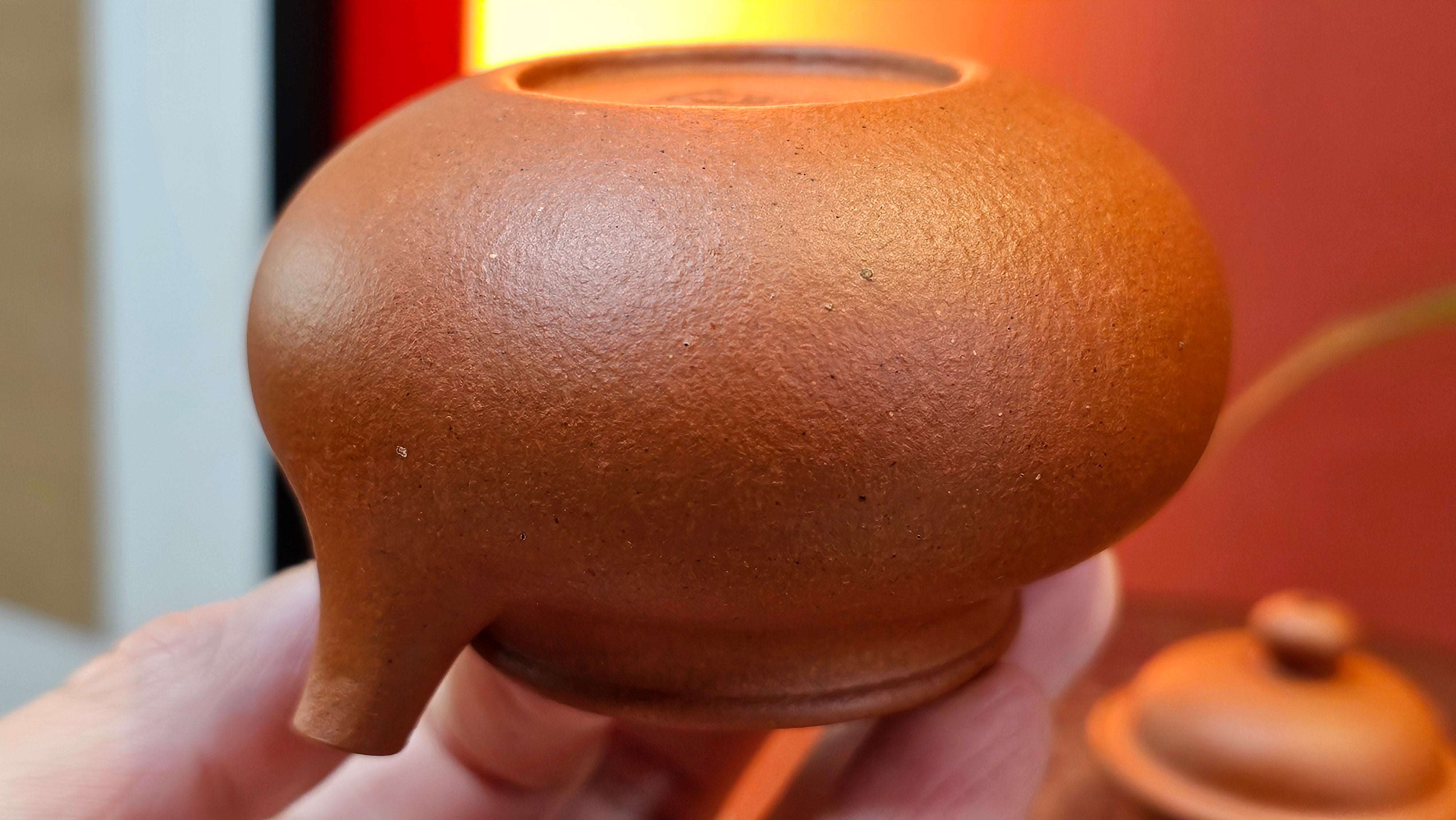 Rong Tian 容天, 141.1ml, rare Zhu Sha 朱砂 (highest granularity form of ZhuNi), by Craftsman Gu Xiao Ming 顾小明 ~ Congratulations to Ms M.L.! 0102hrs 12th August 2025, Phoenix! AZ.