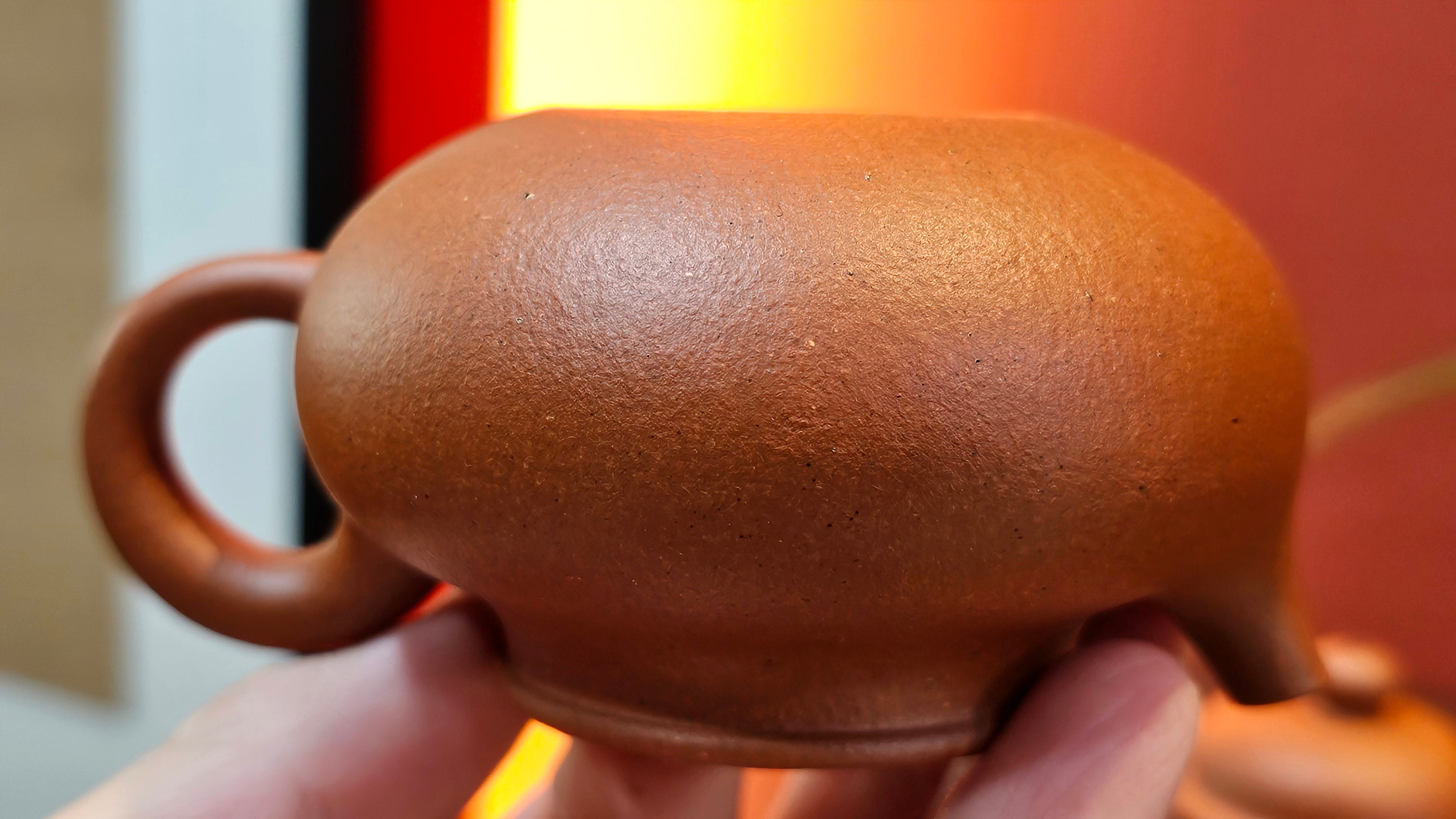 Rong Tian 容天, 141.1ml, rare Zhu Sha 朱砂 (highest granularity form of ZhuNi), by Craftsman Gu Xiao Ming 顾小明 ~ Congratulations to Ms M.L.! 0102hrs 12th August 2025, Phoenix! AZ.