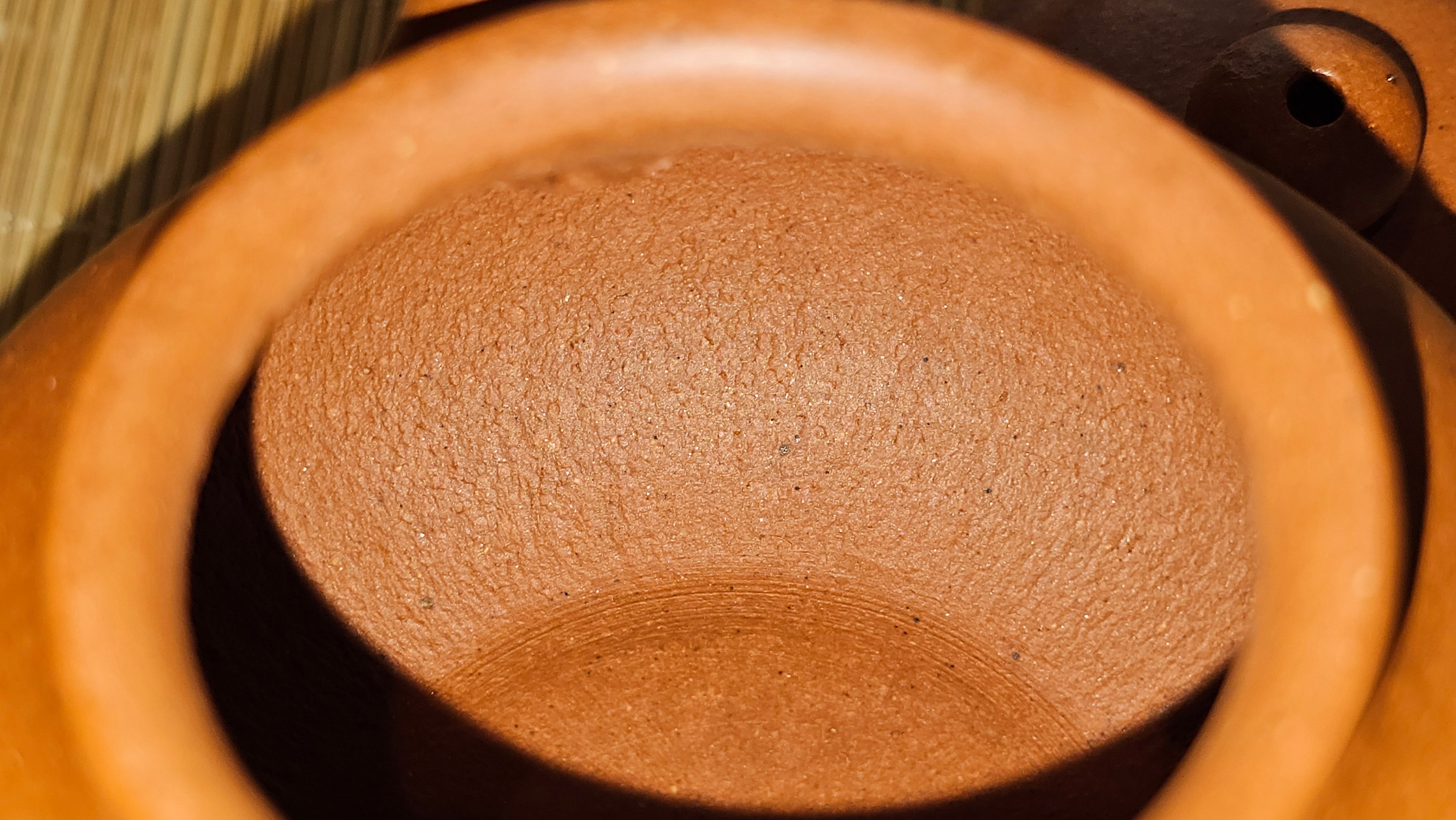 Rong Tian 容天, 141.1ml, rare Zhu Sha 朱砂 (highest granularity form of ZhuNi), by Craftsman Gu Xiao Ming 顾小明 ~ Congratulations to Ms M.L.! 0102hrs 12th August 2025, Phoenix! AZ.