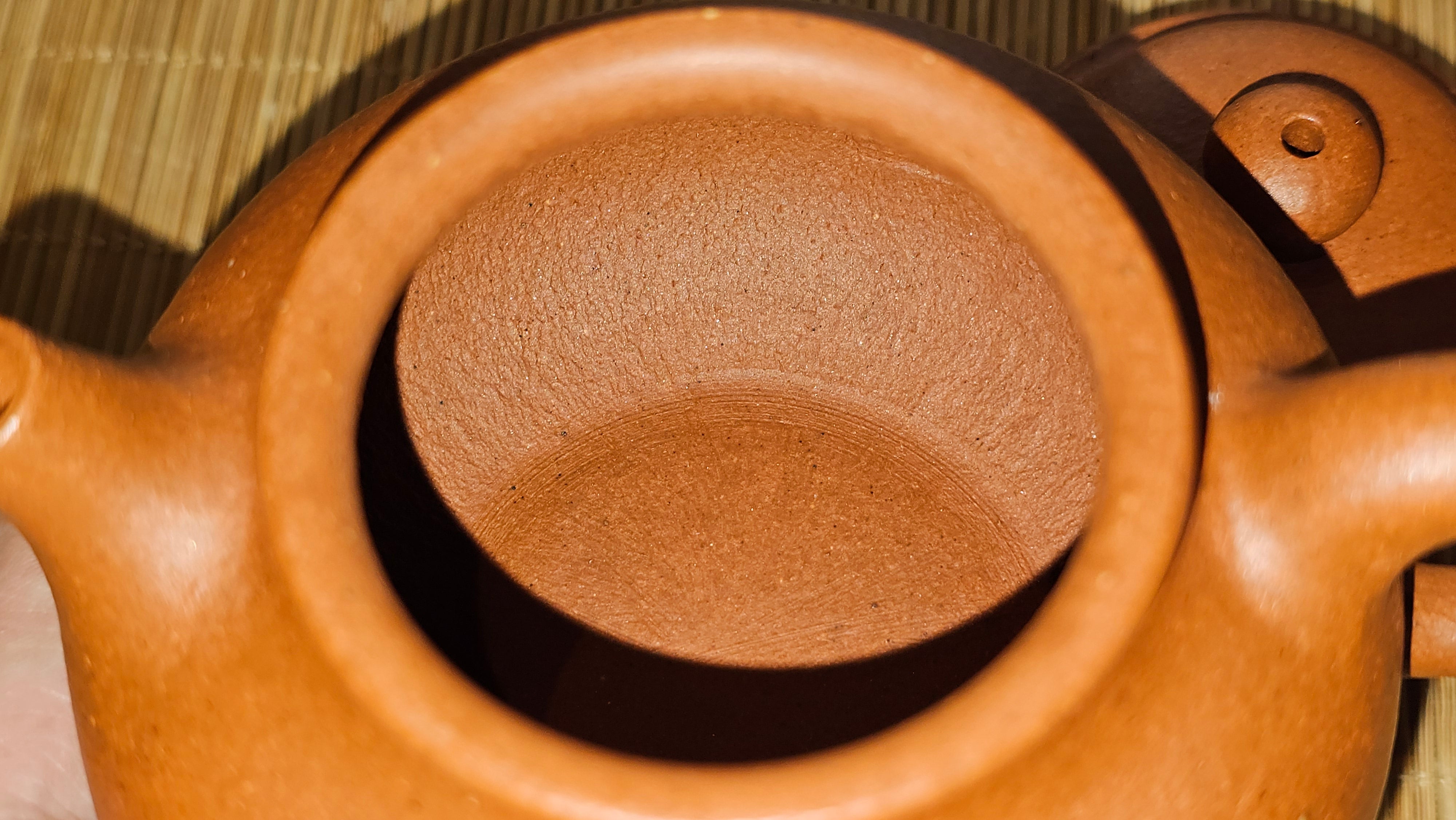 Rong Tian 容天, 141.1ml, rare Zhu Sha 朱砂 (highest granularity form of ZhuNi), by Craftsman Gu Xiao Ming 顾小明 ~ Congratulations to Ms M.L.! 0102hrs 12th August 2025, Phoenix! AZ.