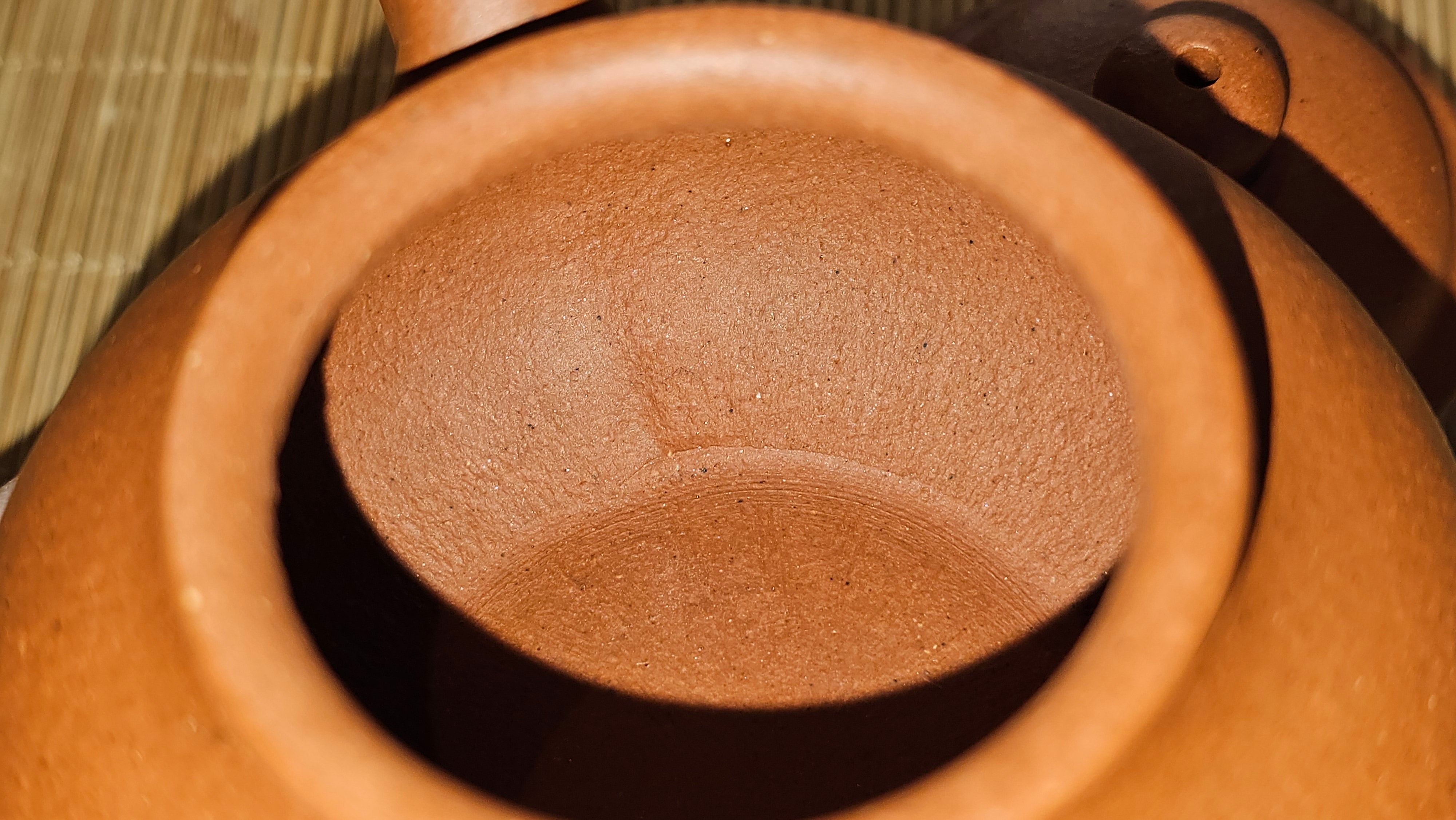 Rong Tian 容天, 141.1ml, rare Zhu Sha 朱砂 (highest granularity form of ZhuNi), by Craftsman Gu Xiao Ming 顾小明 ~ Congratulations to Ms M.L.! 0102hrs 12th August 2025, Phoenix! AZ.