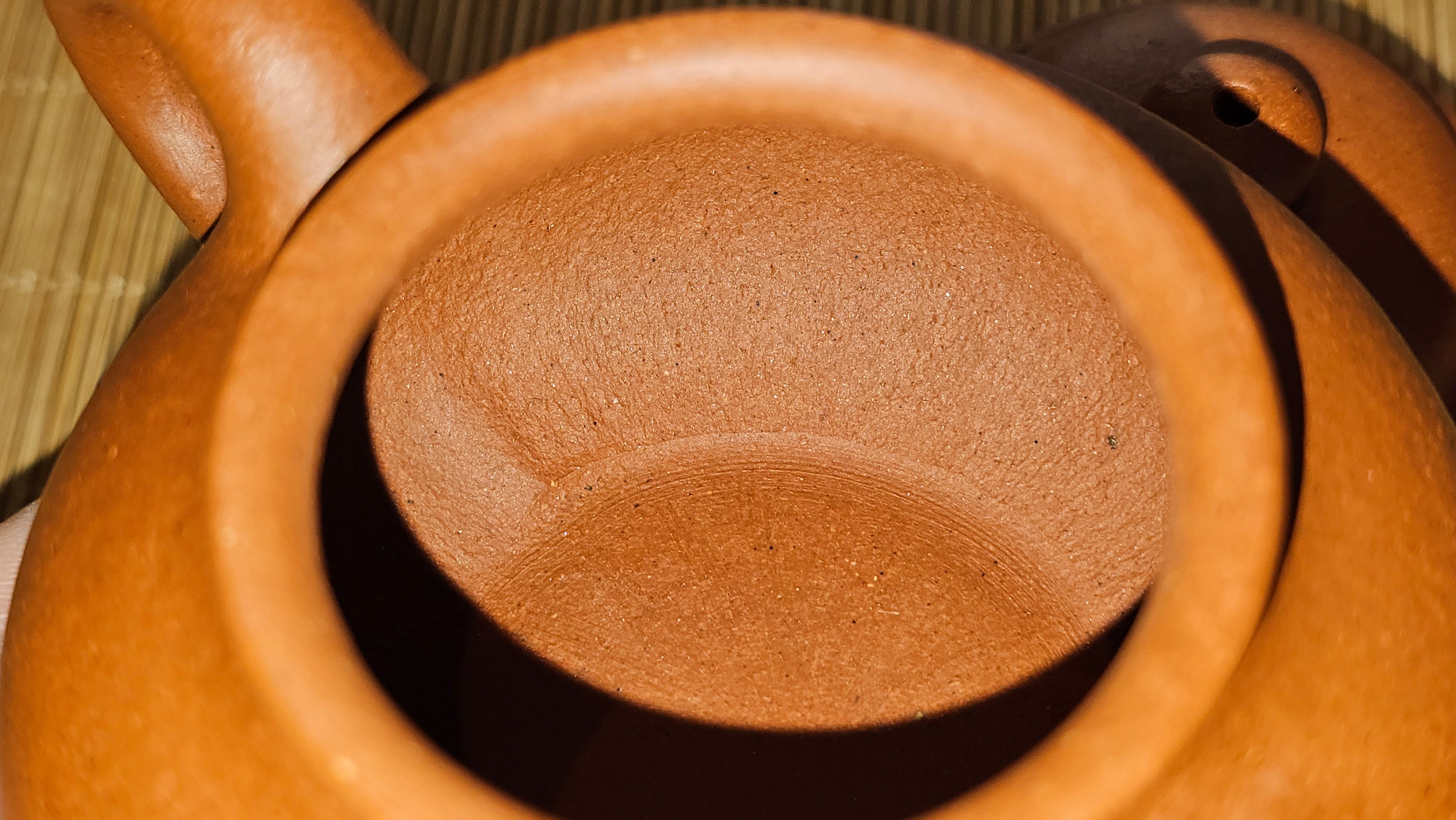 Rong Tian 容天, 141.1ml, rare Zhu Sha 朱砂 (highest granularity form of ZhuNi), by Craftsman Gu Xiao Ming 顾小明 ~ Congratulations to Ms M.L.! 0102hrs 12th August 2025, Phoenix! AZ.