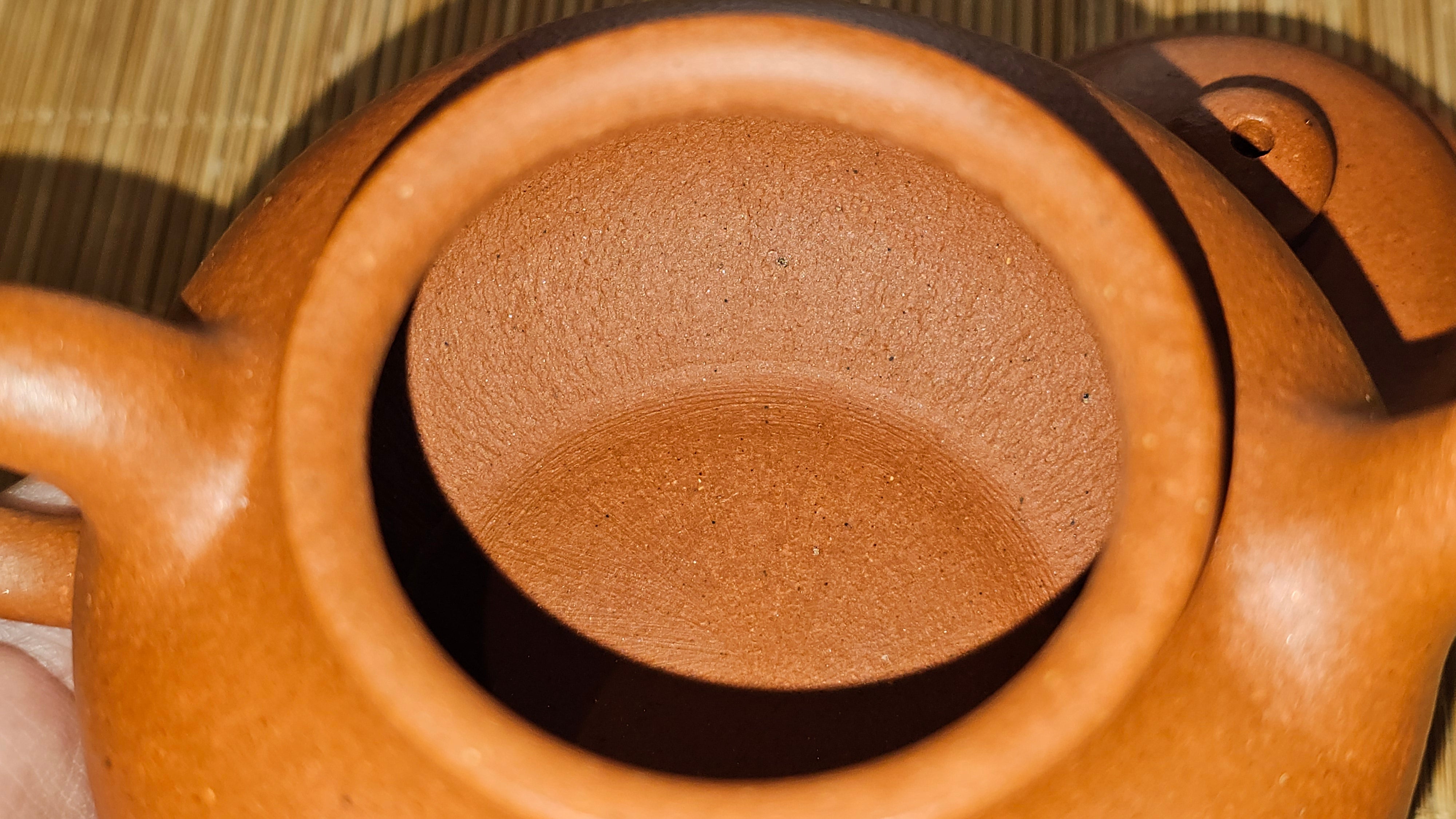 Rong Tian 容天, 141.1ml, rare Zhu Sha 朱砂 (highest granularity form of ZhuNi), by Craftsman Gu Xiao Ming 顾小明 ~ Congratulations to Ms M.L.! 0102hrs 12th August 2025, Phoenix! AZ.