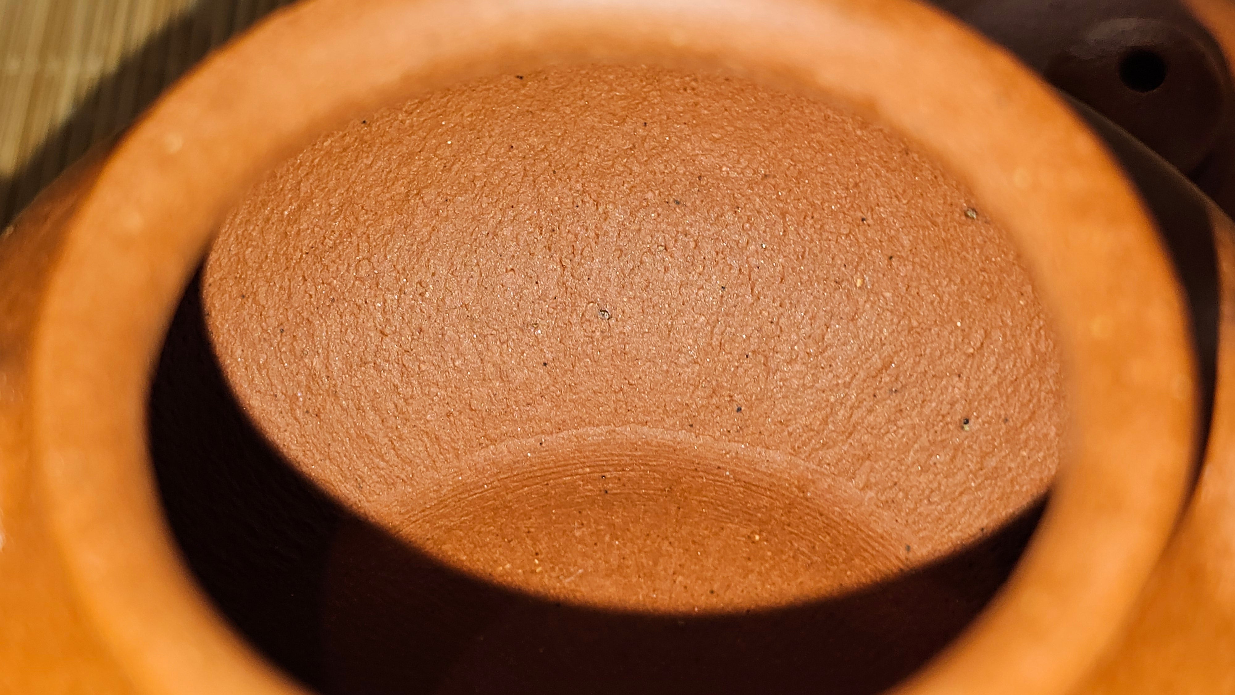 Rong Tian 容天, 141.1ml, rare Zhu Sha 朱砂 (highest granularity form of ZhuNi), by Craftsman Gu Xiao Ming 顾小明 ~ Congratulations to Ms M.L.! 0102hrs 12th August 2025, Phoenix! AZ.