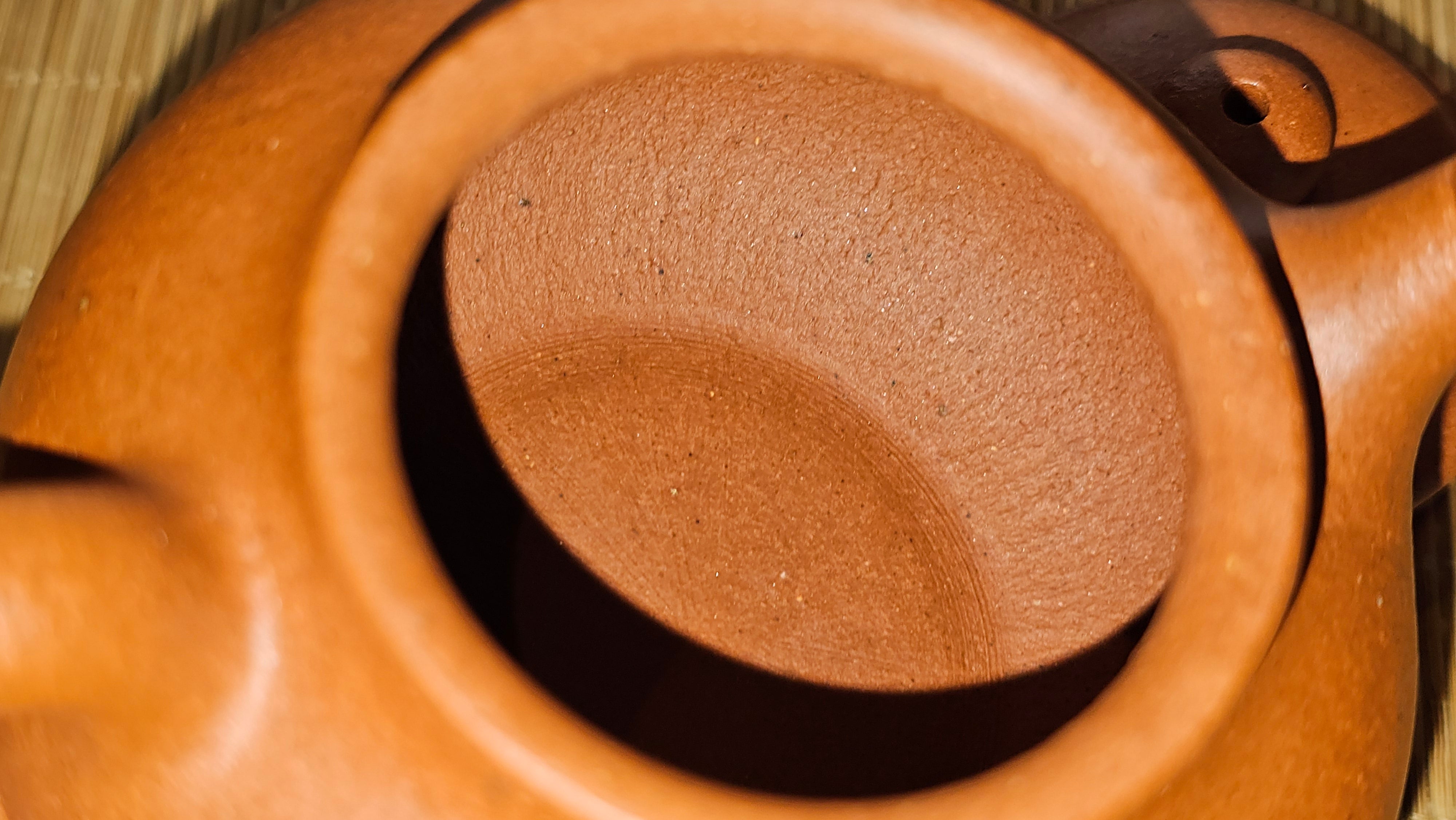 Rong Tian 容天, 141.1ml, rare Zhu Sha 朱砂 (highest granularity form of ZhuNi), by Craftsman Gu Xiao Ming 顾小明 ~ Congratulations to Ms M.L.! 0102hrs 12th August 2025, Phoenix! AZ.