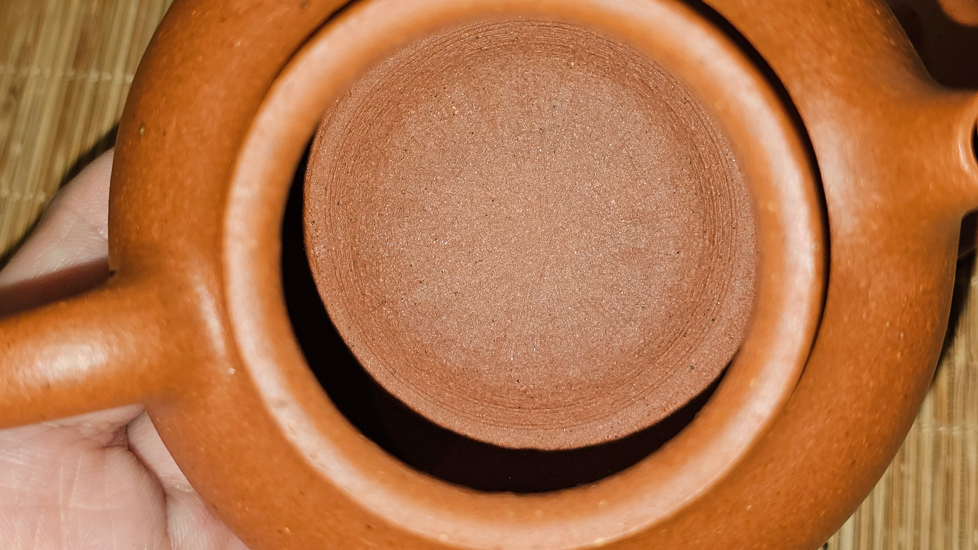 Rong Tian 容天, 141.1ml, rare Zhu Sha 朱砂 (highest granularity form of ZhuNi), by Craftsman Gu Xiao Ming 顾小明 ~ Congratulations to Ms M.L.! 0102hrs 12th August 2025, Phoenix! AZ.