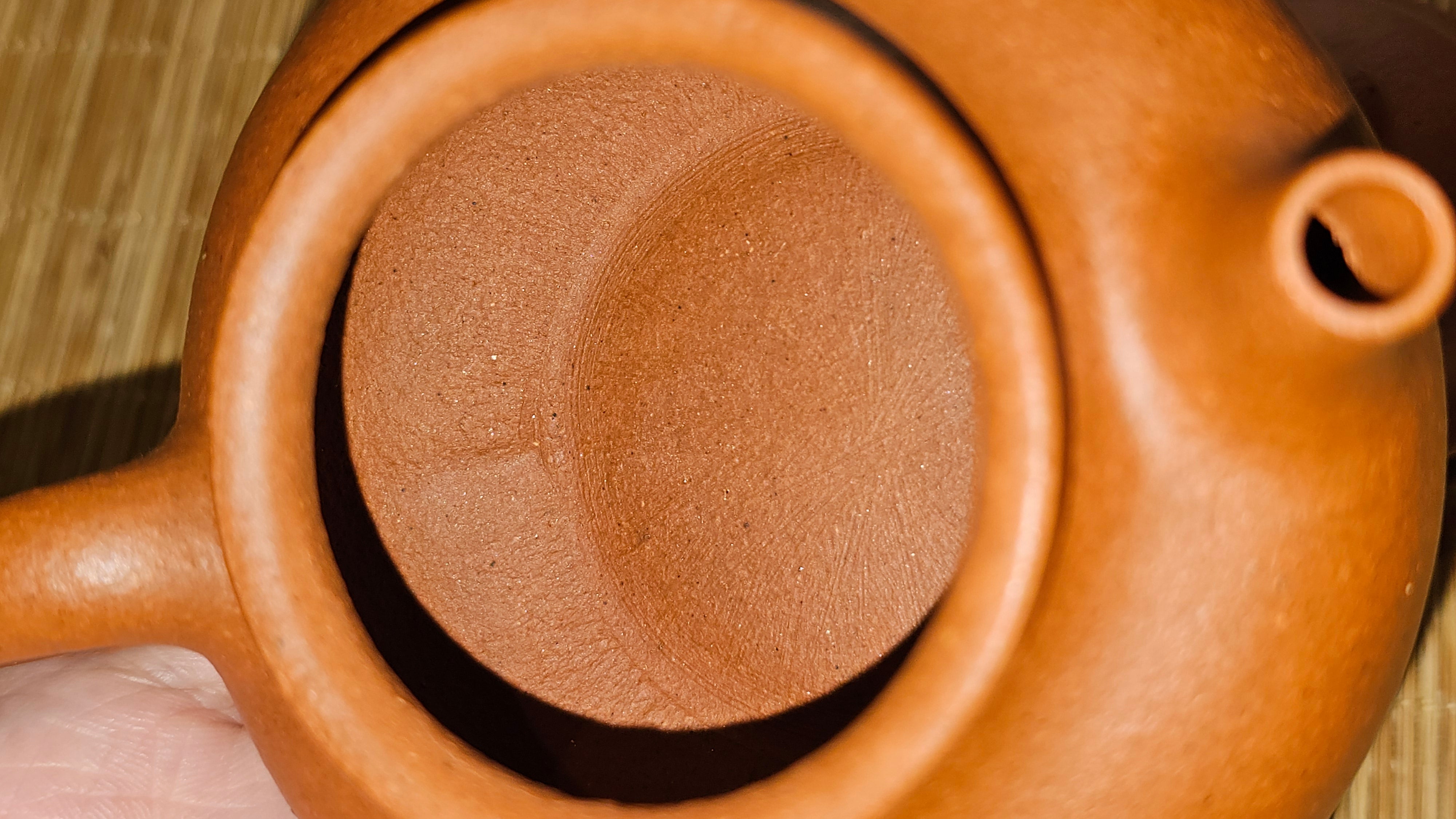 Rong Tian 容天, 141.1ml, rare Zhu Sha 朱砂 (highest granularity form of ZhuNi), by Craftsman Gu Xiao Ming 顾小明 ~ Congratulations to Ms M.L.! 0102hrs 12th August 2025, Phoenix! AZ.