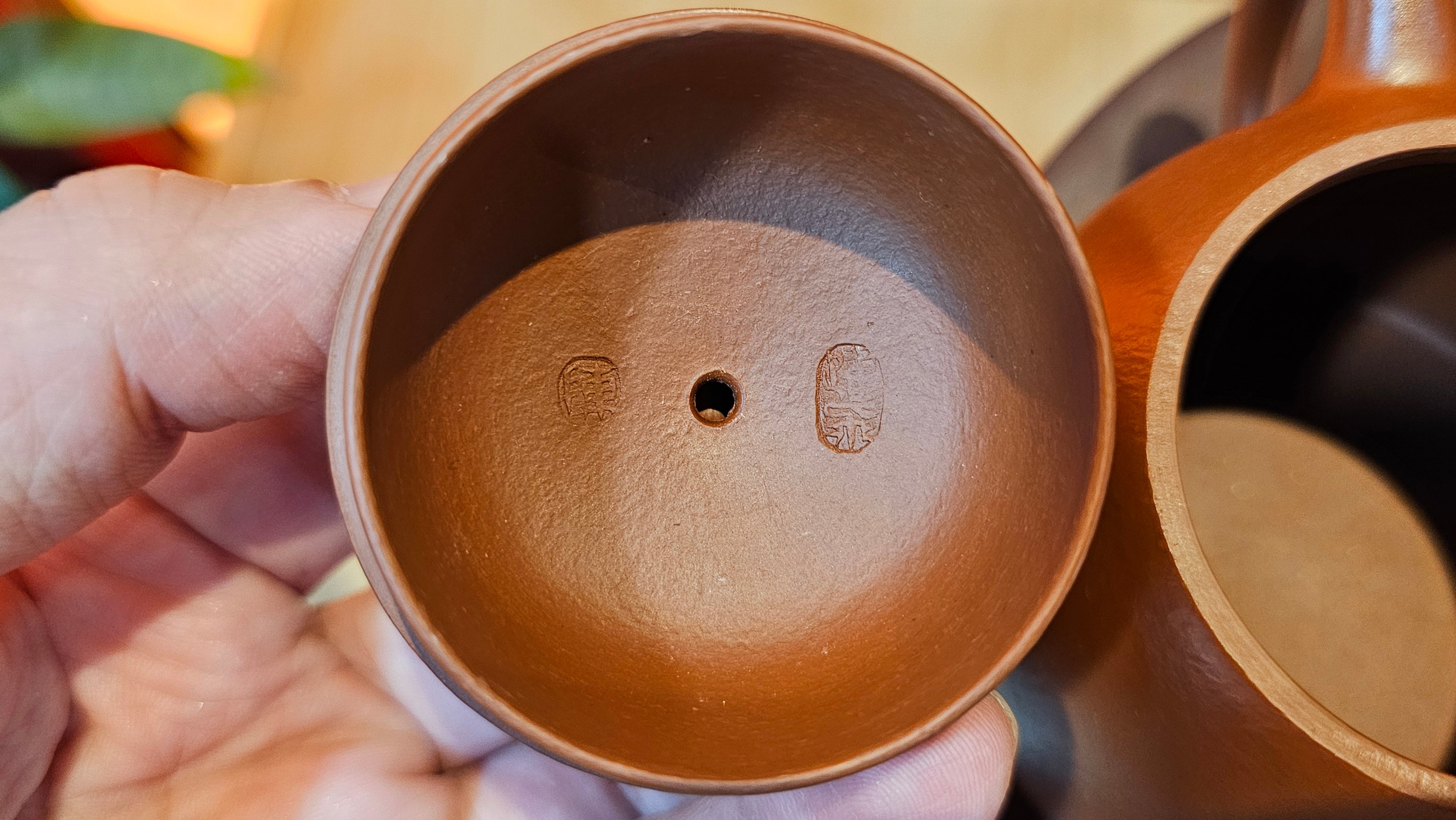 Qin Quan 秦权, with Oriental Clouds Embellishments 云朵贴花工艺, 191.6ml, Xiao Mei Yao Zhu Ni , by Craftsman Chen Yue Fei 陈跃飞 ~ Congratulations to!Ms J.C., 1109hrs 12th August 2025, Los Angeles, CA!