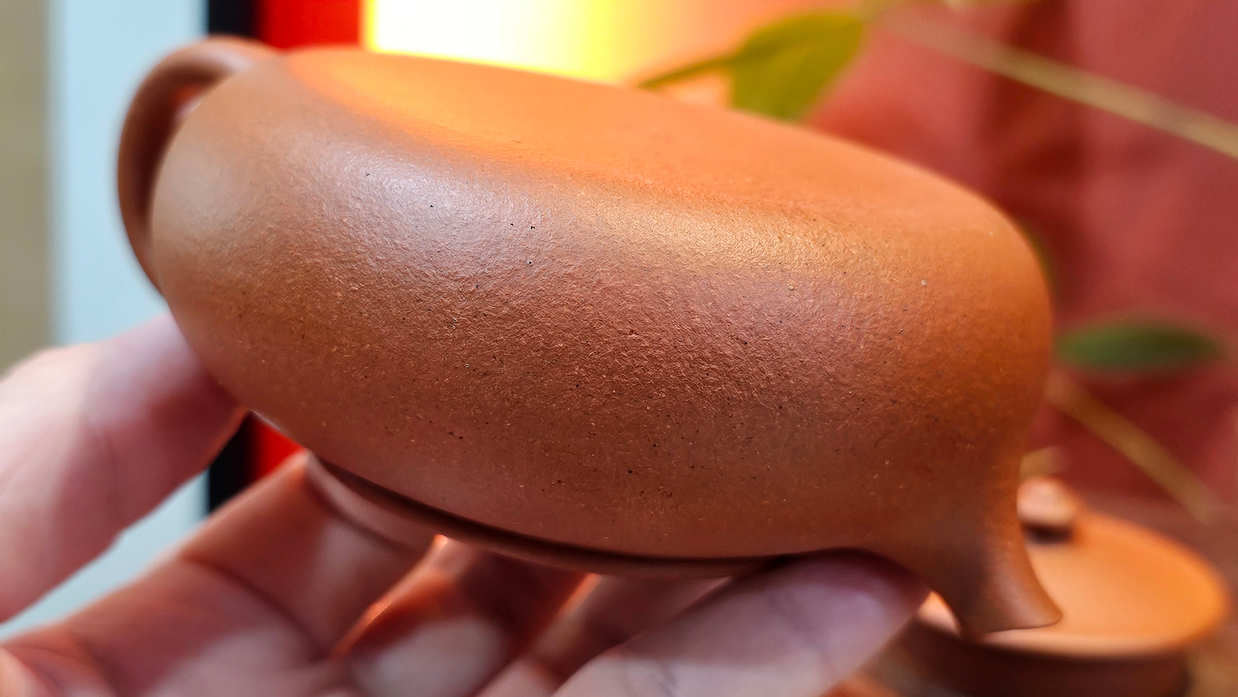 Han Jiang 寒江, 202.3ml, rare Zhu Sha 朱砂 (highest granularity form of ZhuNi), by Craftsman Gu Xiao Ming 顾小明 ~!Congratulations to Ms J.C., 1109hrs 12th August 2025, Los Angeles, CA!