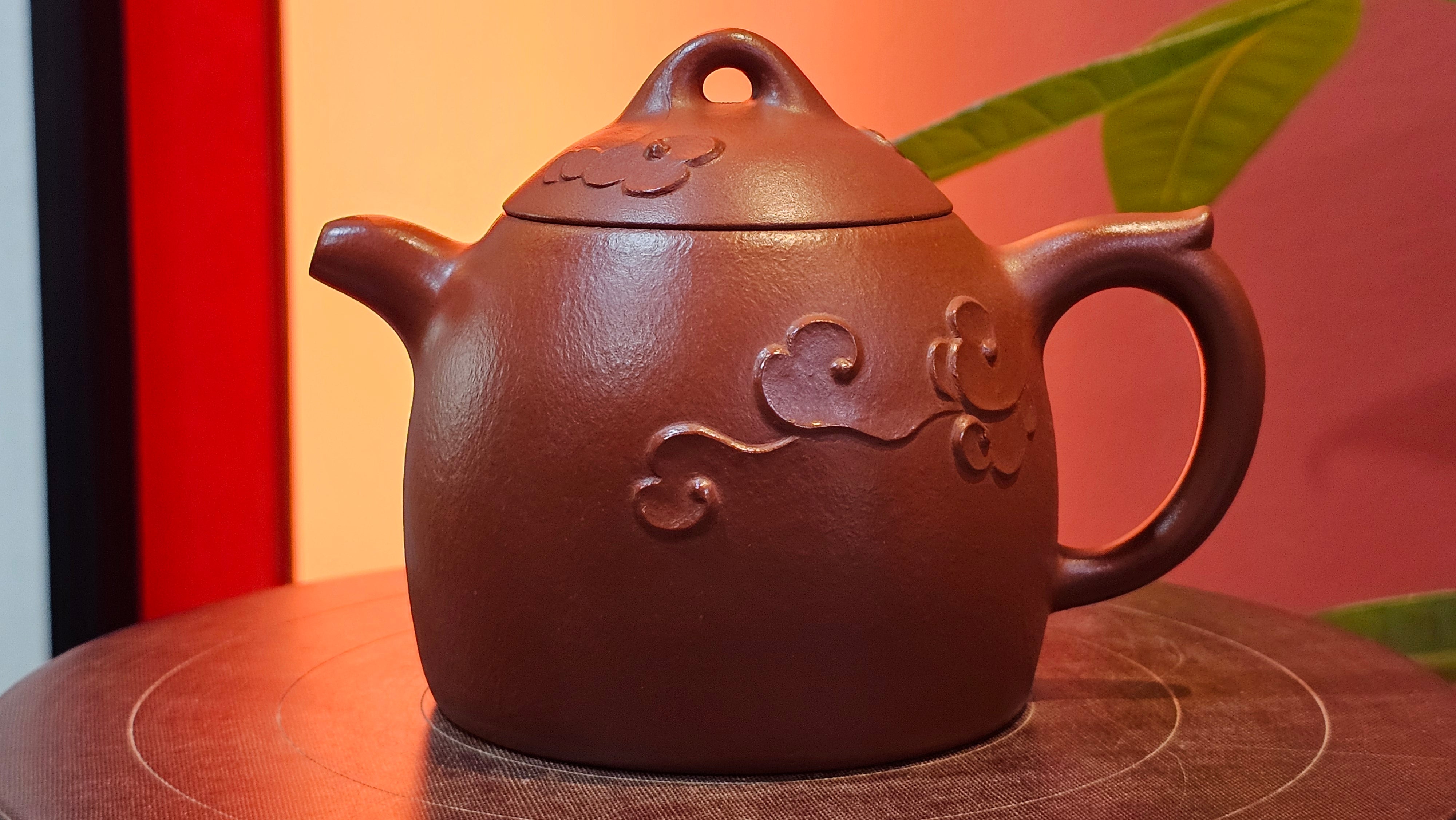 Qin Quan 秦权, with Oriental Clouds Embellishments 云朵贴花工艺, 191.6ml, Xiao Mei Yao Zhu Ni , by Craftsman Chen Yue Fei 陈跃飞 ~ Congratulations to!Ms J.C., 1109hrs 12th August 2025, Los Angeles, CA!