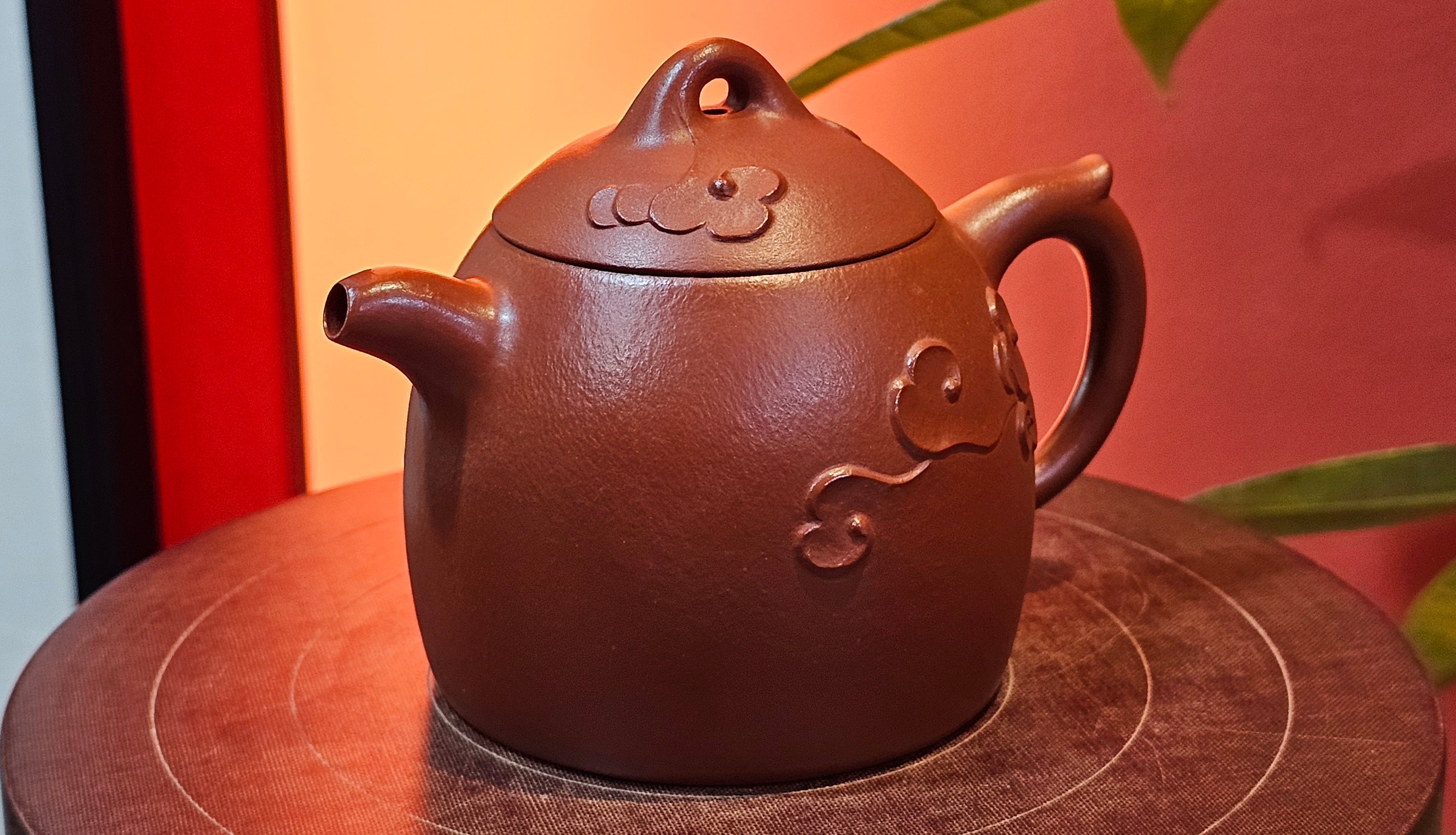 Qin Quan 秦权, with Oriental Clouds Embellishments 云朵贴花工艺, 191.6ml, Xiao Mei Yao Zhu Ni , by Craftsman Chen Yue Fei 陈跃飞 ~ Congratulations to!Ms J.C., 1109hrs 12th August 2025, Los Angeles, CA!