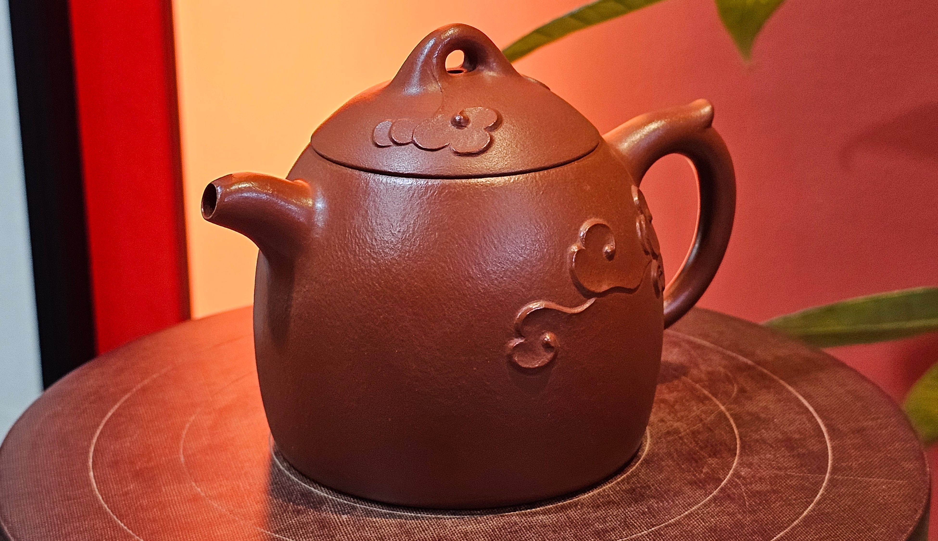 Qin Quan 秦权, with Oriental Clouds Embellishments 云朵贴花工艺, 191.6ml, Xiao Mei Yao Zhu Ni , by Craftsman Chen Yue Fei 陈跃飞 ~ Congratulations to!Ms J.C., 1109hrs 12th August 2025, Los Angeles, CA!