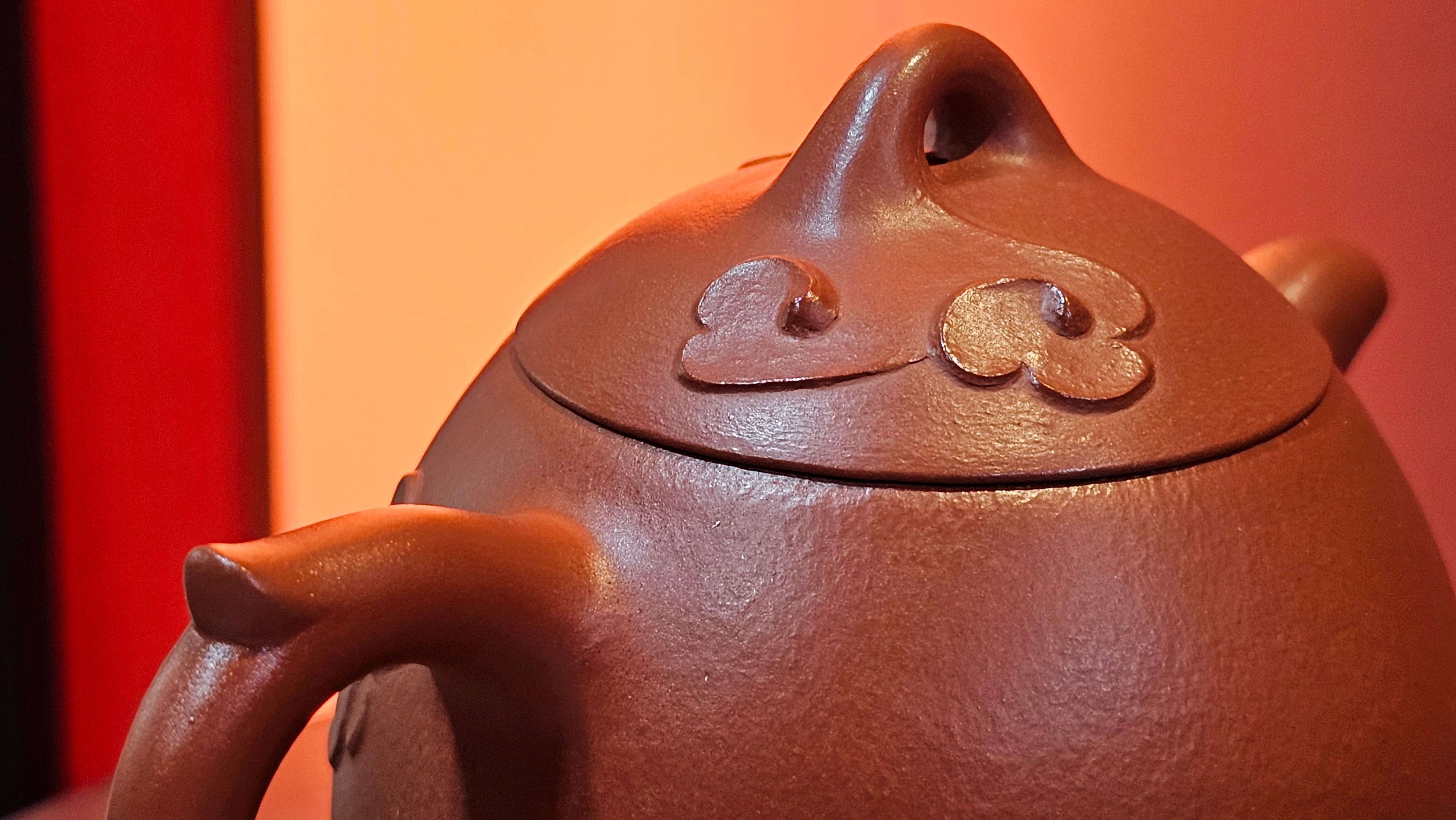 Qin Quan 秦权, with Oriental Clouds Embellishments 云朵贴花工艺, 191.6ml, Xiao Mei Yao Zhu Ni , by Craftsman Chen Yue Fei 陈跃飞 ~ Congratulations to!Ms J.C., 1109hrs 12th August 2025, Los Angeles, CA!