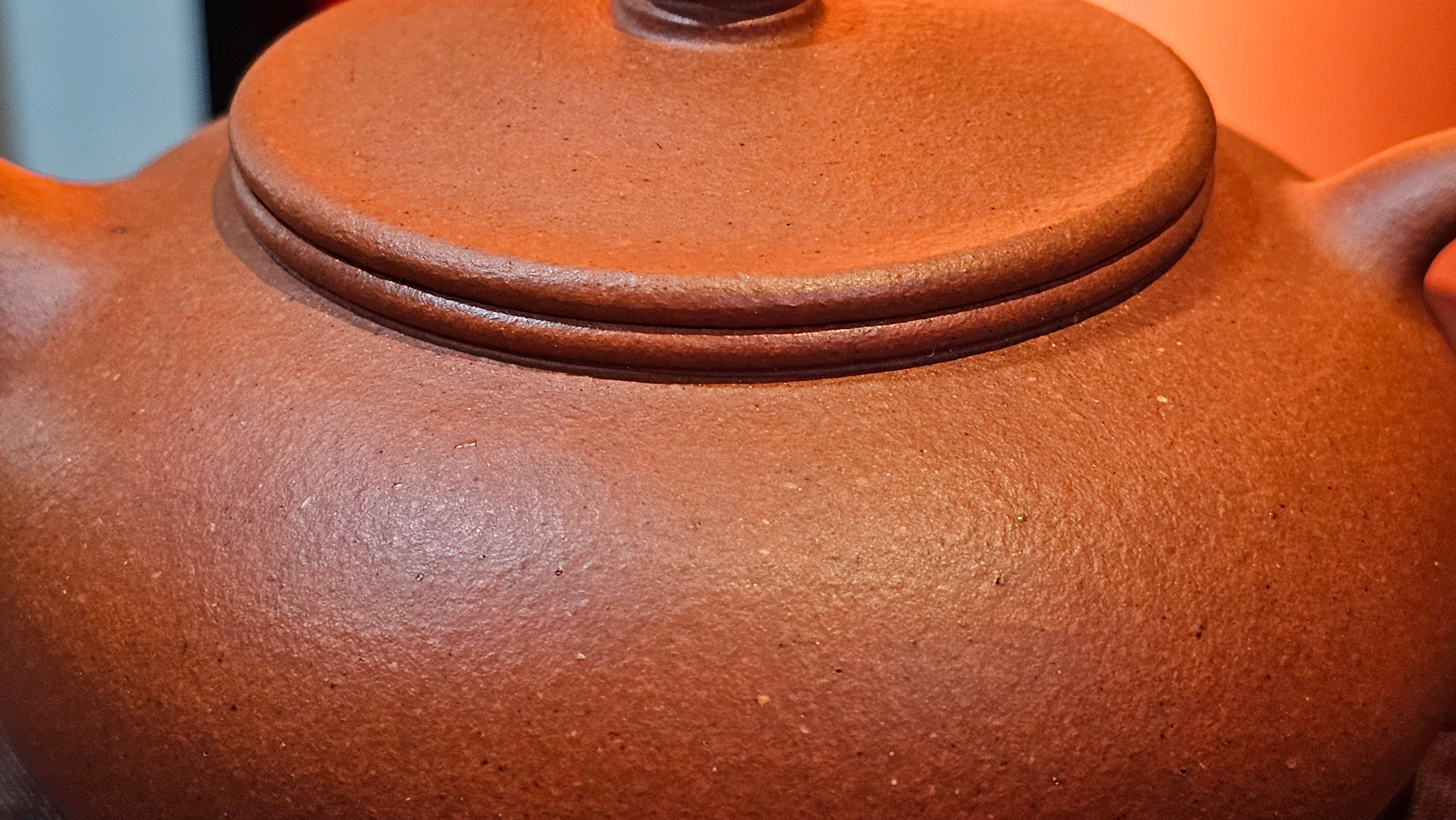 Han Jiang 寒江, 202.3ml, rare Zhu Sha 朱砂 (highest granularity form of ZhuNi), by Craftsman Gu Xiao Ming 顾小明 ~!Congratulations to Ms J.C., 1109hrs 12th August 2025, Los Angeles, CA!