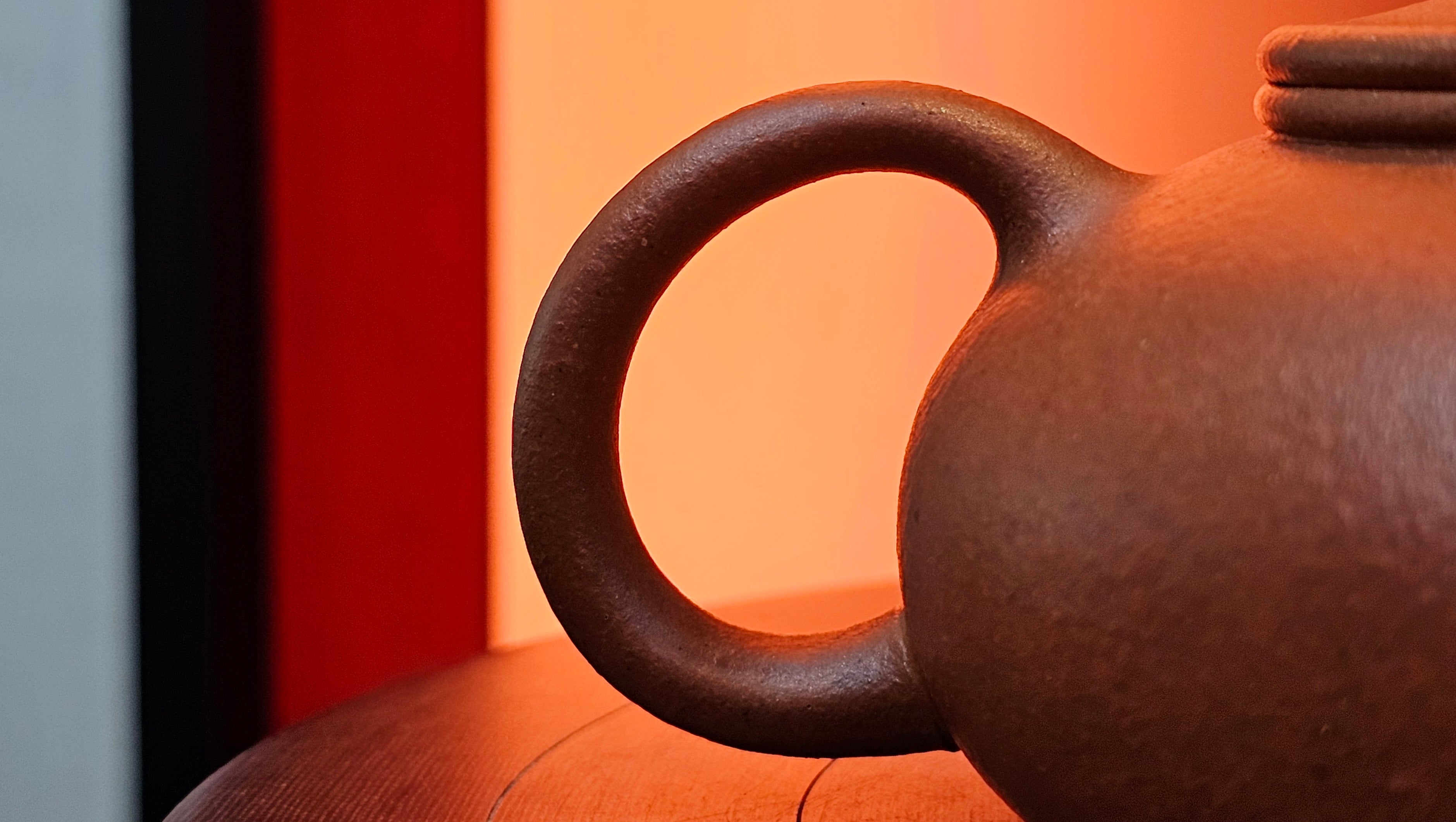 Han Jiang 寒江, 202.3ml, rare Zhu Sha 朱砂 (highest granularity form of ZhuNi), by Craftsman Gu Xiao Ming 顾小明 ~!Congratulations to Ms J.C., 1109hrs 12th August 2025, Los Angeles, CA!