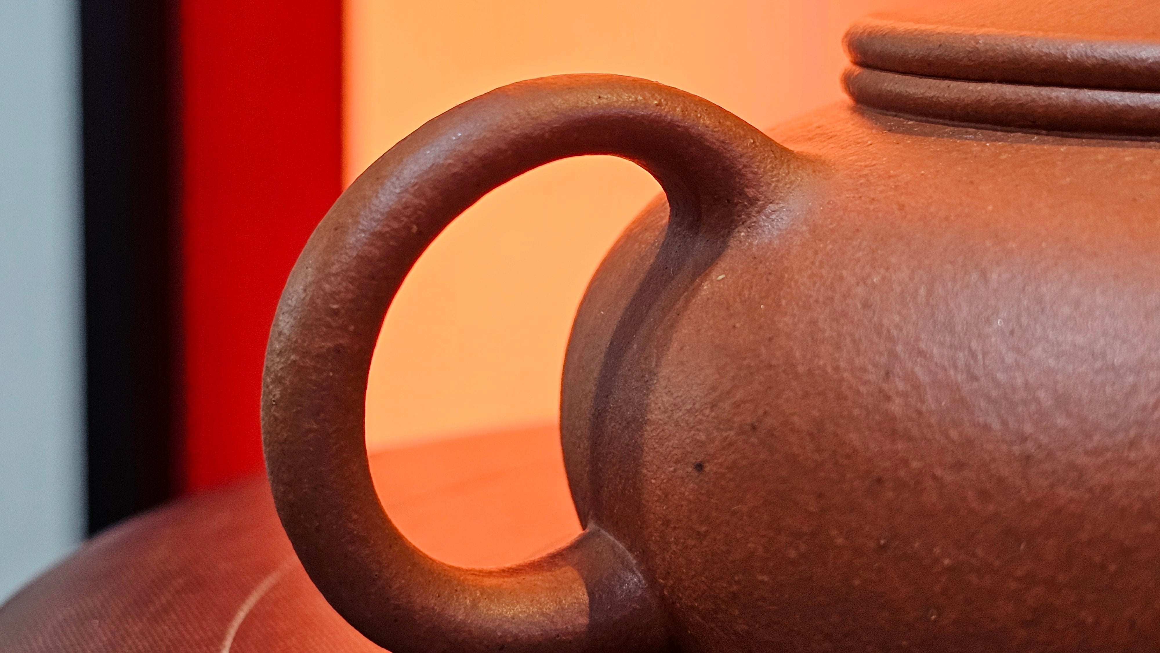 Han Jiang 寒江, 202.3ml, rare Zhu Sha 朱砂 (highest granularity form of ZhuNi), by Craftsman Gu Xiao Ming 顾小明 ~!Congratulations to Ms J.C., 1109hrs 12th August 2025, Los Angeles, CA!