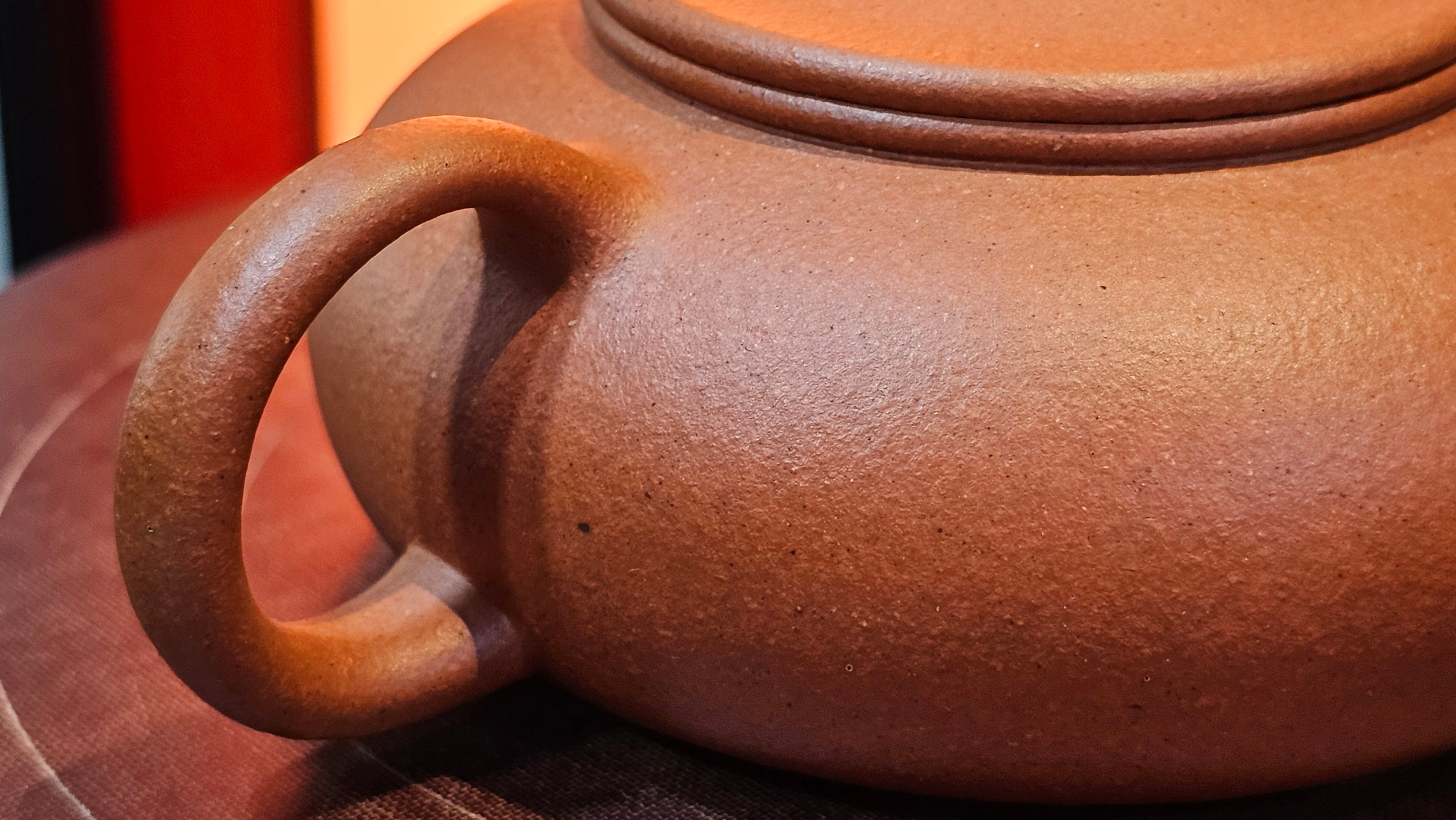 Han Jiang 寒江, 202.3ml, rare Zhu Sha 朱砂 (highest granularity form of ZhuNi), by Craftsman Gu Xiao Ming 顾小明 ~!Congratulations to Ms J.C., 1109hrs 12th August 2025, Los Angeles, CA!