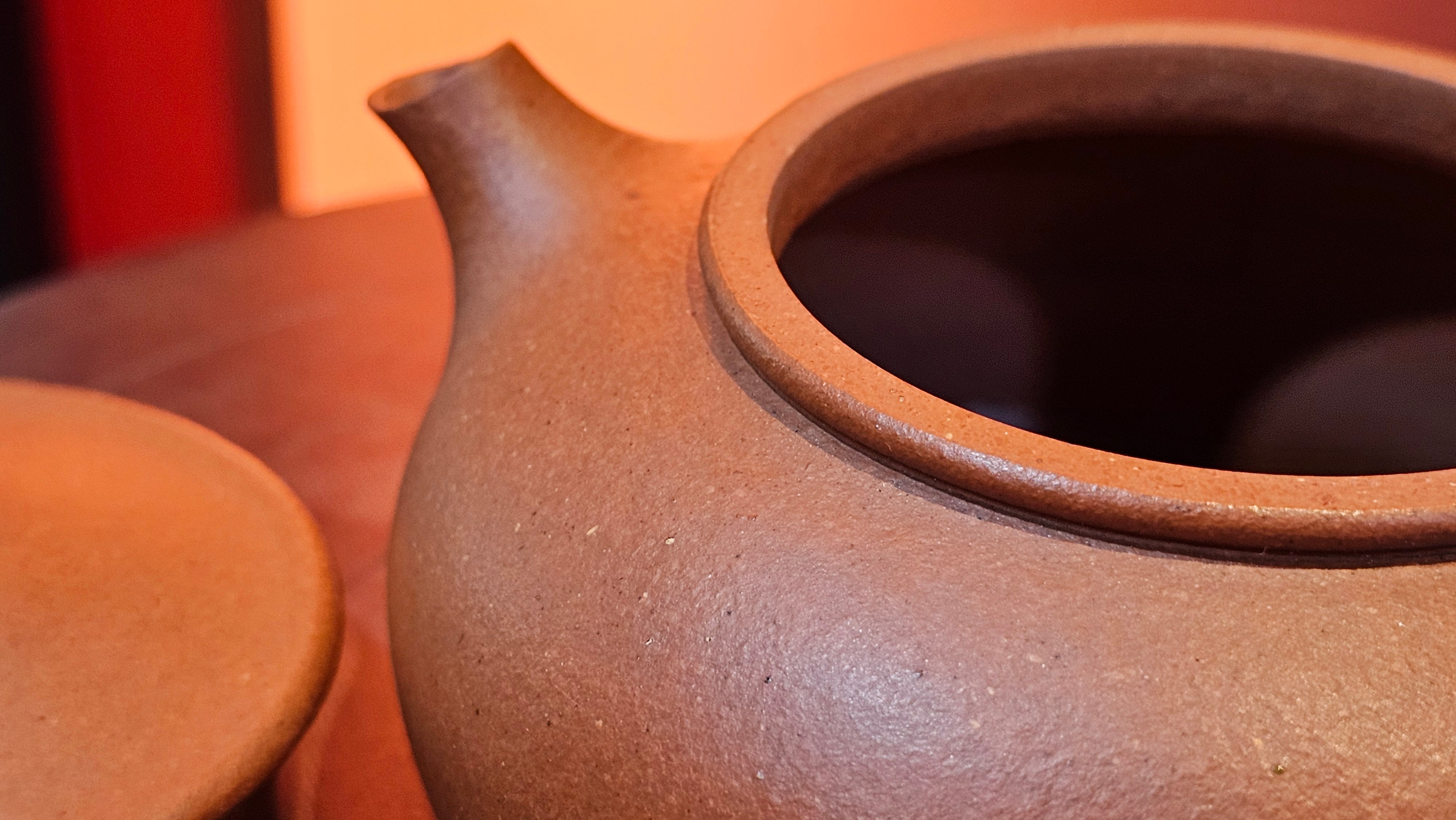 Han Jiang 寒江, 202.3ml, rare Zhu Sha 朱砂 (highest granularity form of ZhuNi), by Craftsman Gu Xiao Ming 顾小明 ~!Congratulations to Ms J.C., 1109hrs 12th August 2025, Los Angeles, CA!