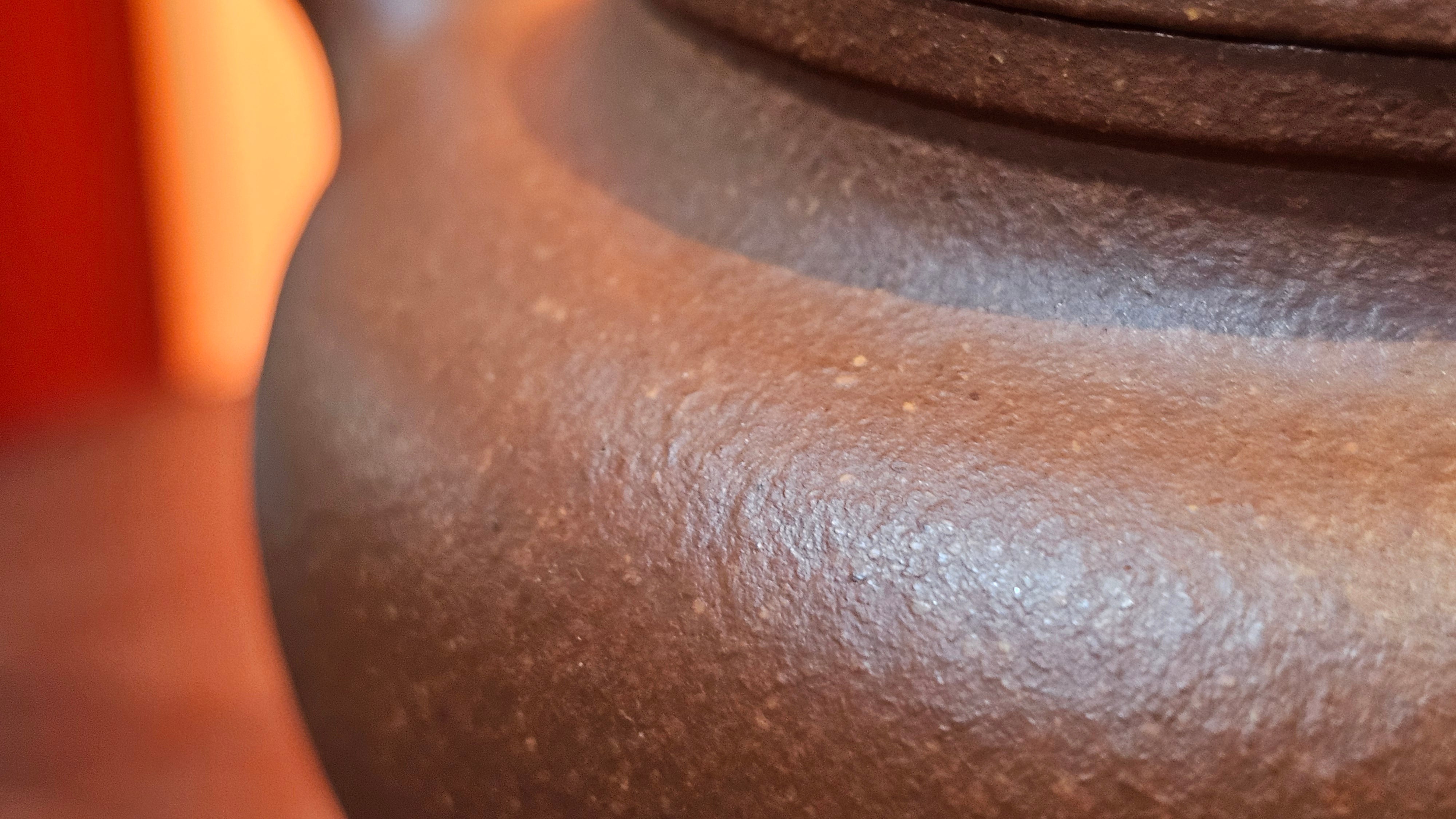 Song Jin Hu《颂金壶》, 151.5ml, Hong Jiang Po Ni 红降坡泥, by Craftsman Chen Gui Zhi 陈桂枝。(Red JiangPoNi rarer than Yellow JiangPoNi, XiaoMeiYao & ZhaoZhuang ZhuNi) ~ Congratulations to!Tea Sommr A.M., 1238hrs 16th August 2025, Padua, Italy🇮🇹!