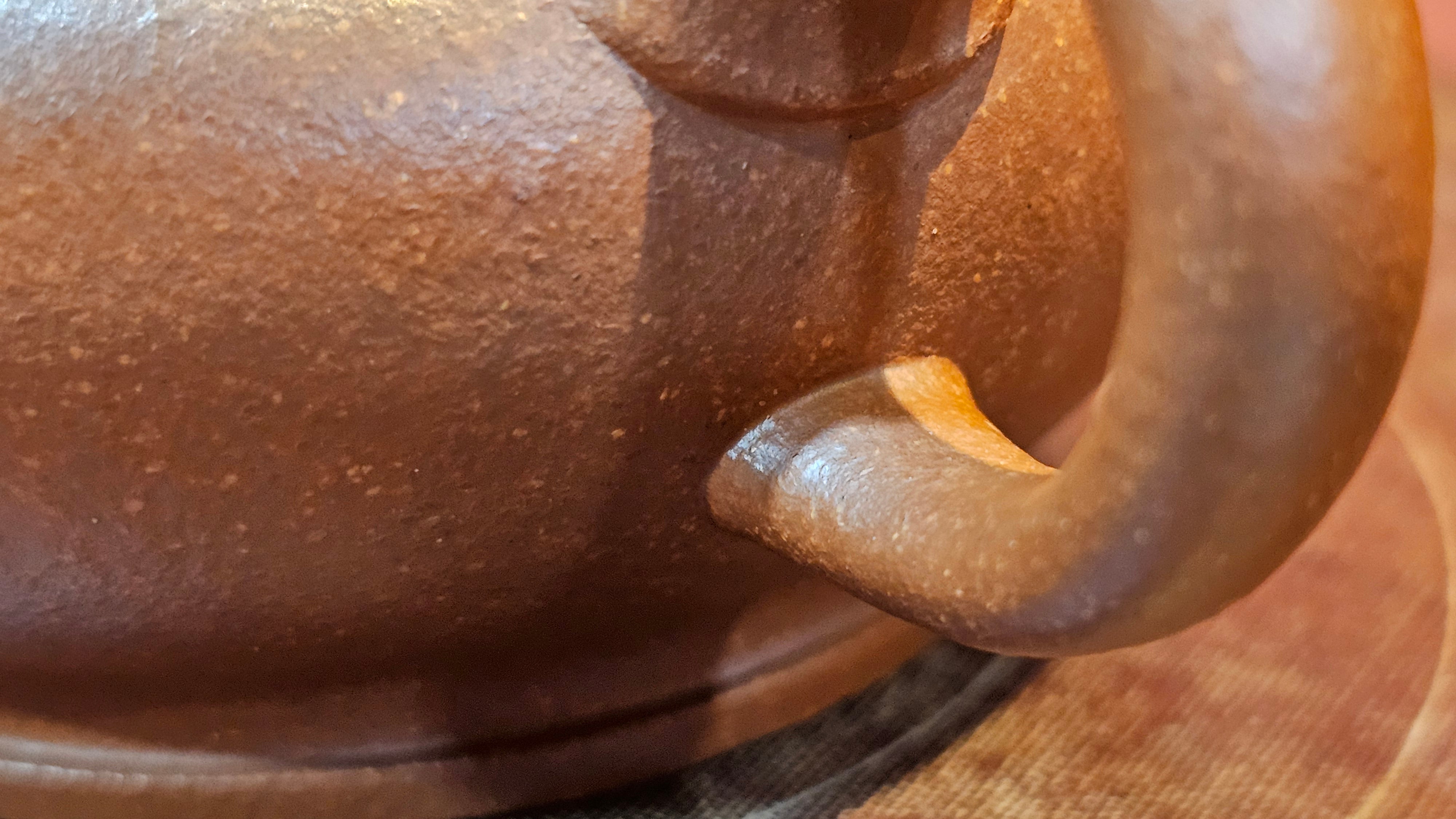 Song Jin Hu《颂金壶》, 151.5ml, Hong Jiang Po Ni 红降坡泥, by Craftsman Chen Gui Zhi 陈桂枝。(Red JiangPoNi rarer than Yellow JiangPoNi, XiaoMeiYao & ZhaoZhuang ZhuNi) ~ Congratulations to!Tea Sommr A.M., 1238hrs 16th August 2025, Padua, Italy🇮🇹!