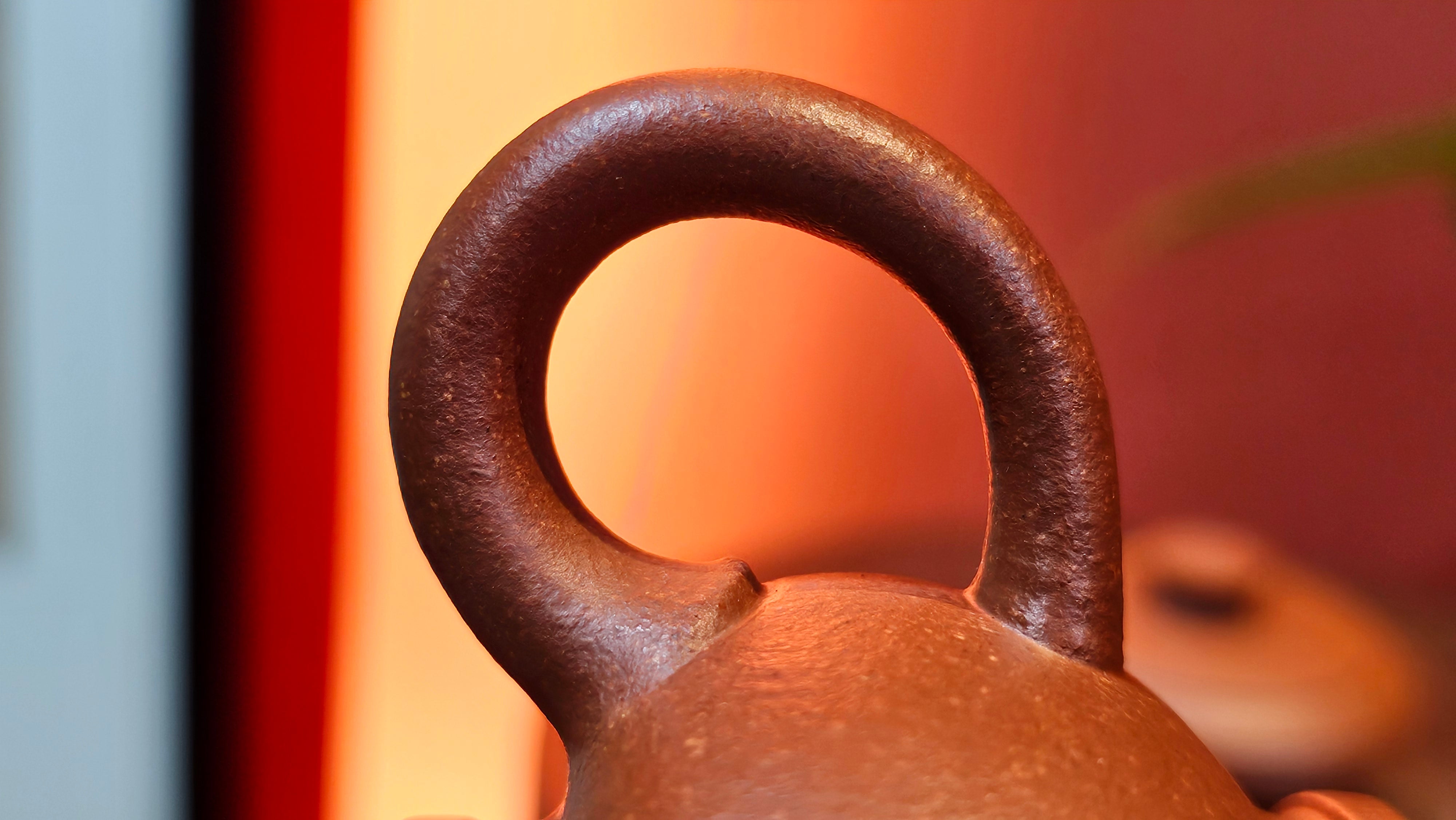 Song Jin Hu《颂金壶》, 151.5ml, Hong Jiang Po Ni 红降坡泥, by Craftsman Chen Gui Zhi 陈桂枝。(Red JiangPoNi rarer than Yellow JiangPoNi, XiaoMeiYao & ZhaoZhuang ZhuNi) ~ Congratulations to!Tea Sommr A.M., 1238hrs 16th August 2025, Padua, Italy🇮🇹!