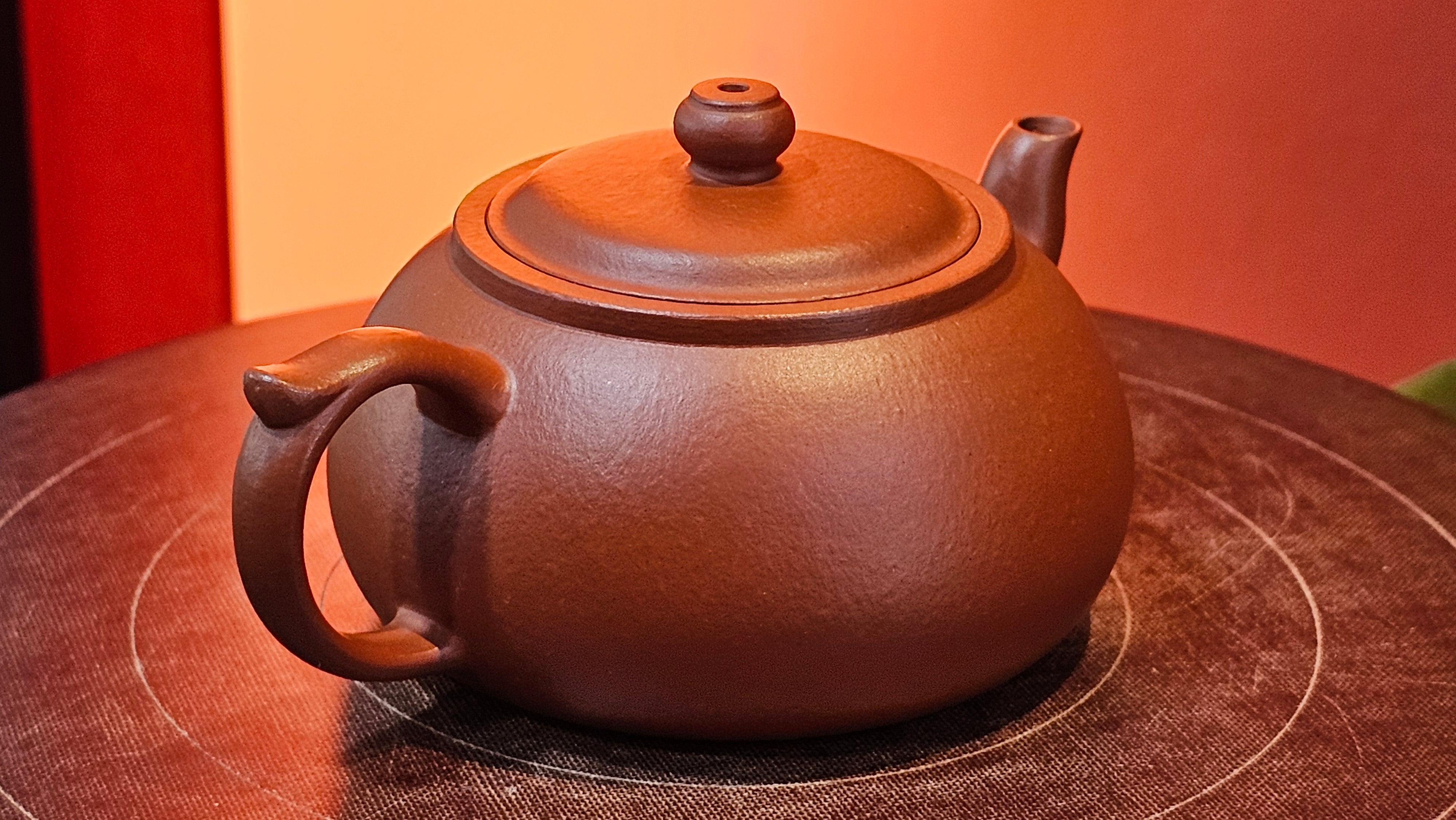 Guan Bo 观博, 97.3ml, Xiao Mei Yao Zhu Ni 小煤窑朱泥 by our Collaborative Craftsman Zhai Yi Yao 翟一耀 ~ Congratulations to Mr D.! 1106hrs 13th August 2025! Baldwin Park! CA.