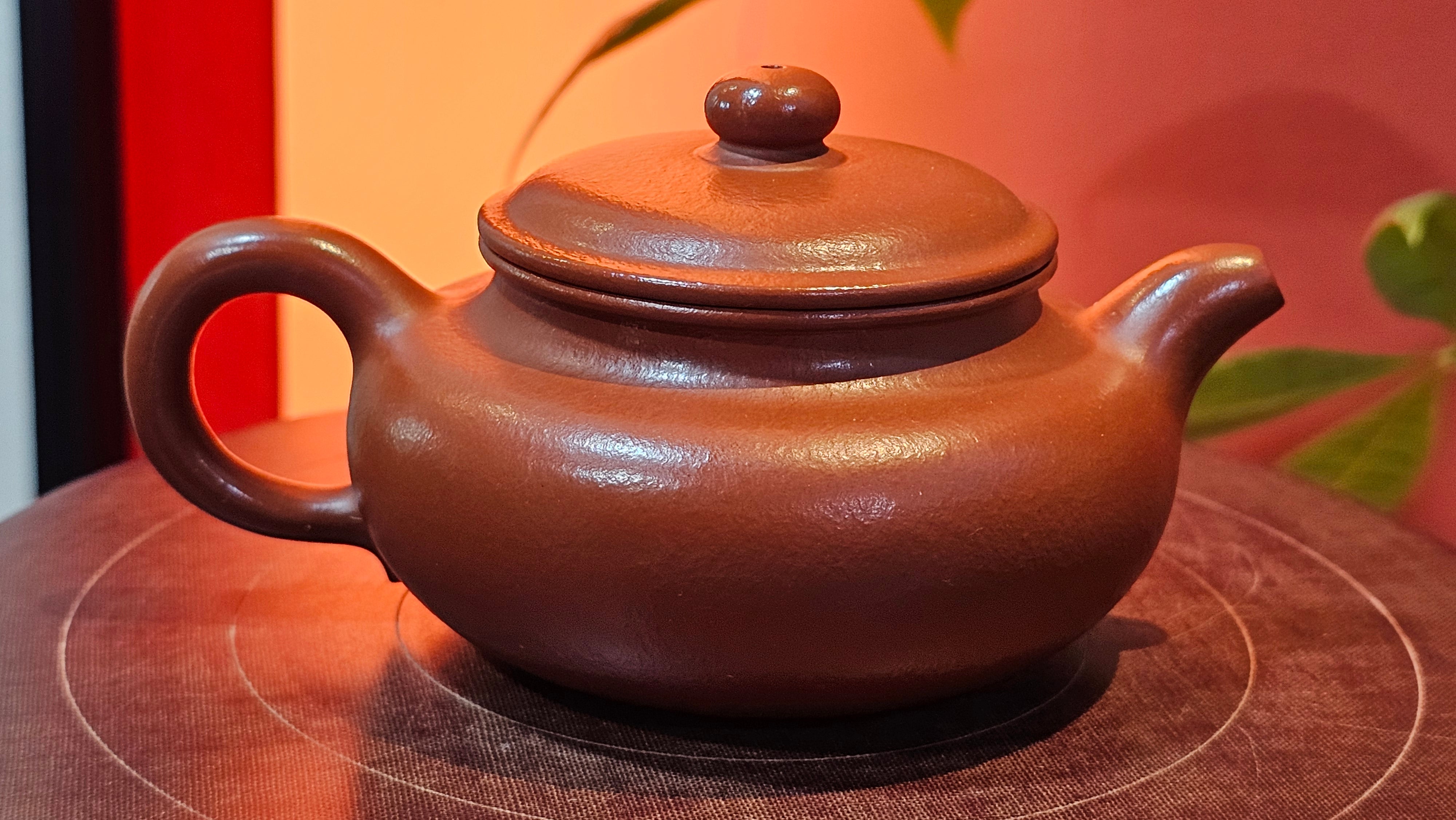 Fang Gu 仿古, 157.1ml, Xiao Mei Yao Zhu Ni 小煤窑朱泥, by Craftsman Shi Yun 石芸 ~ Congratulations to Mr D.D.! 1621hrs 15th August 2025! Jersey City, NJ!