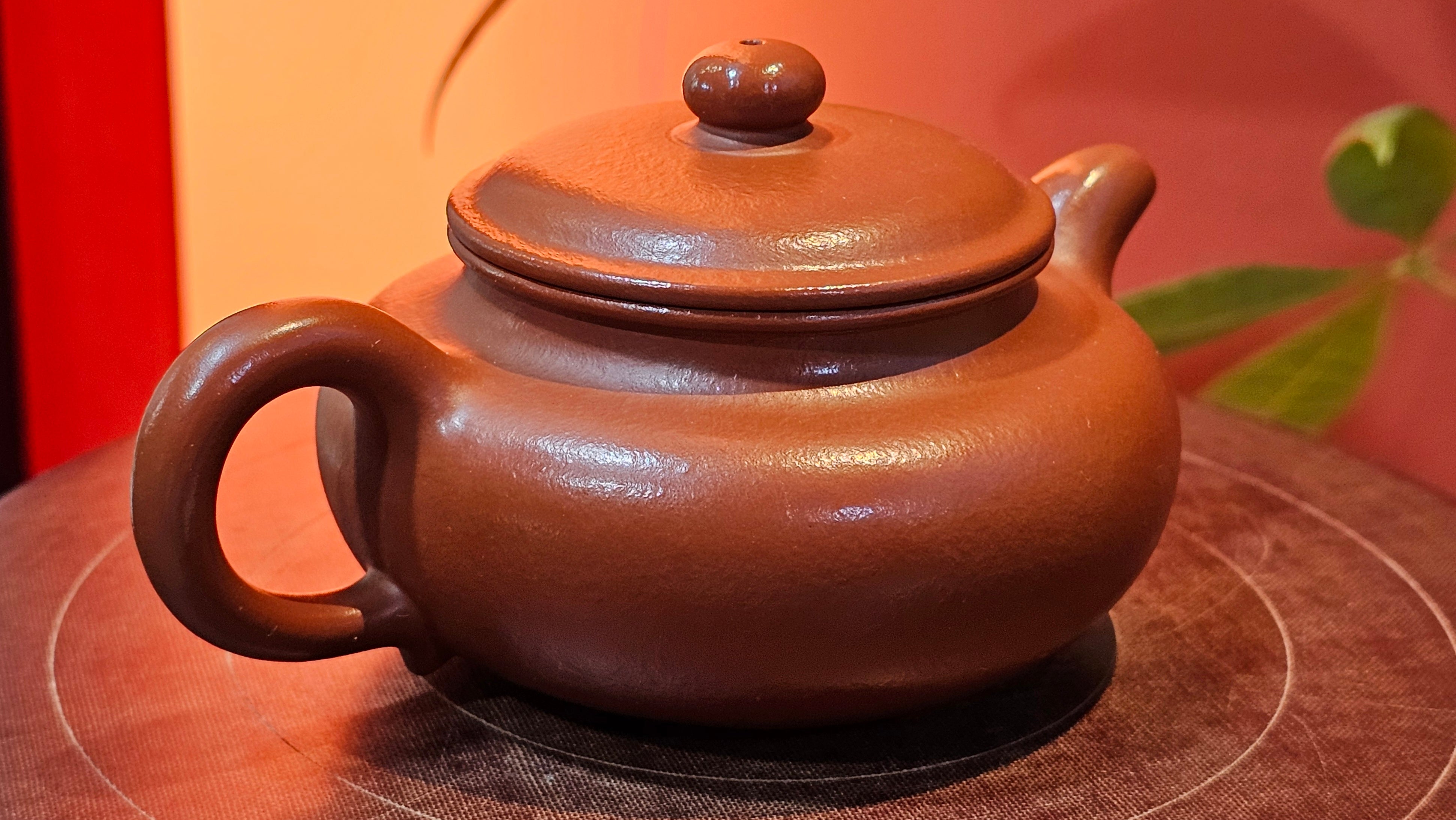 Fang Gu 仿古, 157.1ml, Xiao Mei Yao Zhu Ni 小煤窑朱泥, by Craftsman Shi Yun 石芸 ~ Congratulations to Mr D.D.! 1621hrs 15th August 2025! Jersey City, NJ!