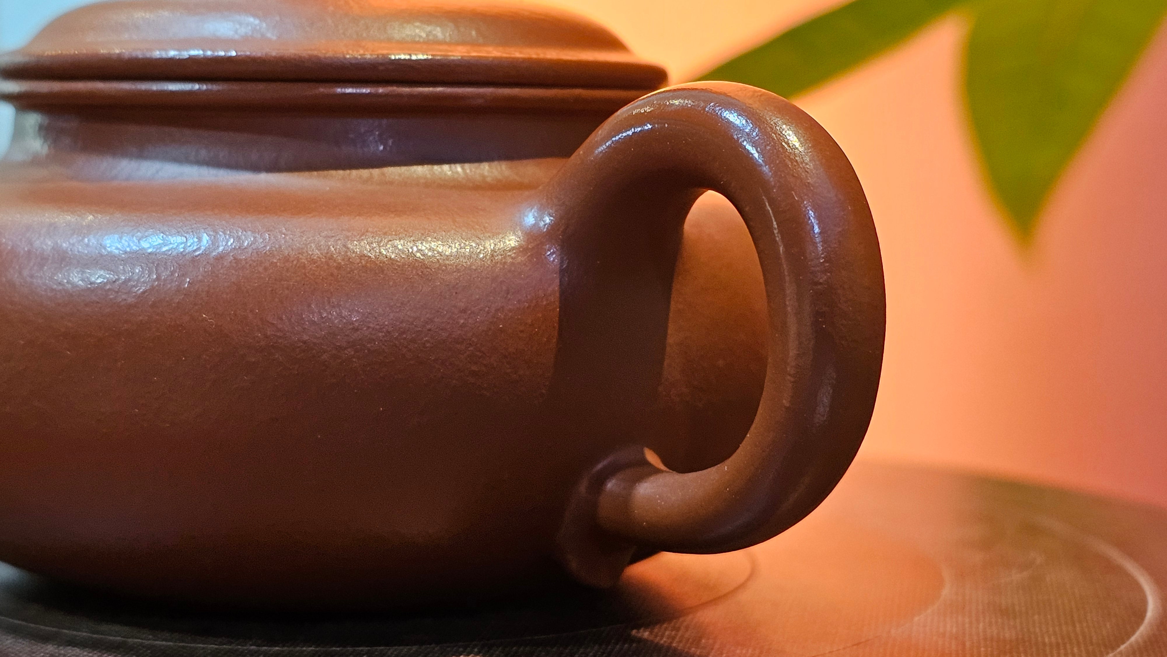 Fang Gu 仿古, 157.1ml, Xiao Mei Yao Zhu Ni 小煤窑朱泥, by Craftsman Shi Yun 石芸 ~ Congratulations to Mr D.D.! 1621hrs 15th August 2025! Jersey City, NJ!