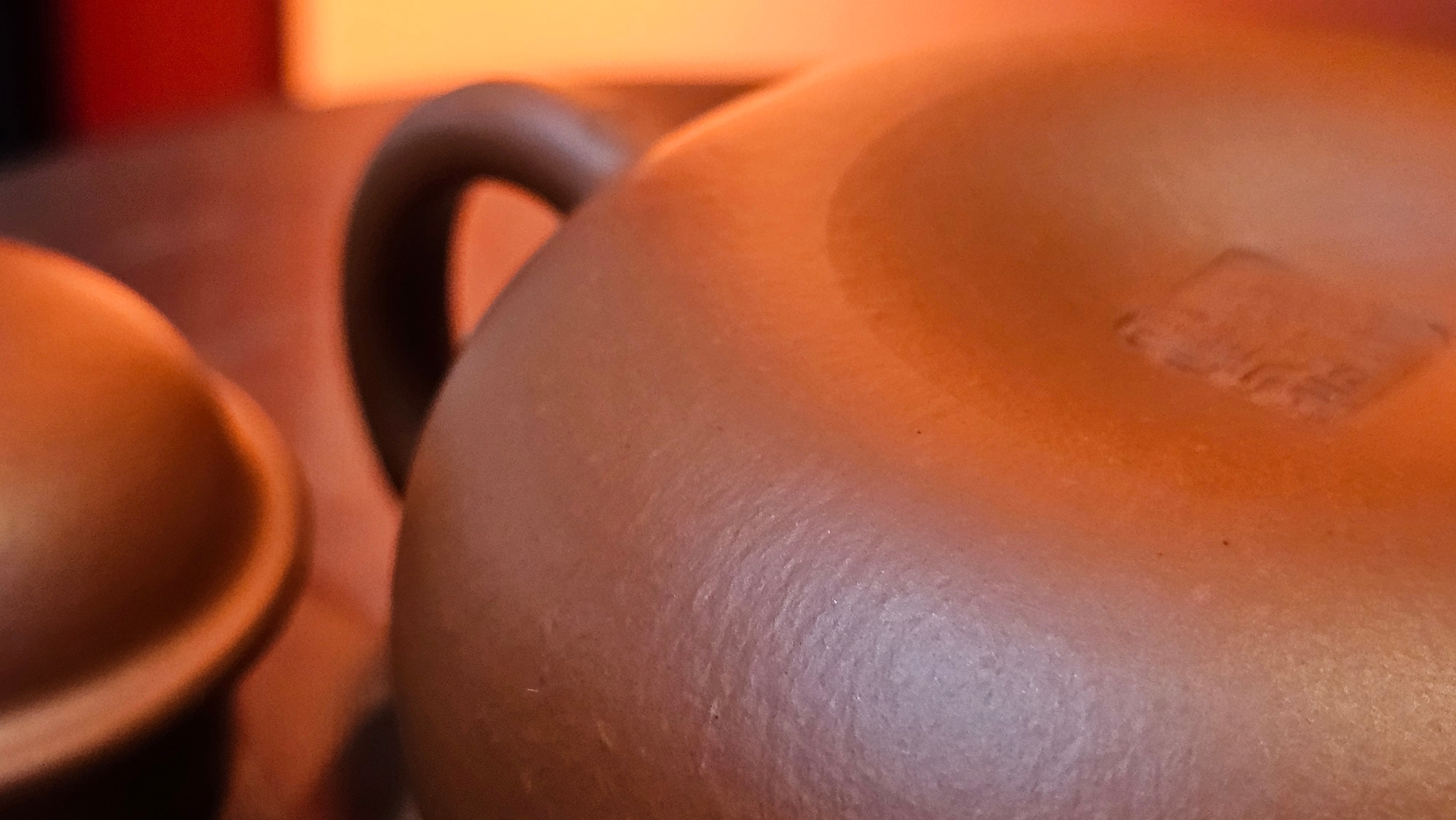 Rong Tian 容天, 145.5ml, Xiao Mei Yao Zhu Ni 小煤窑朱泥,  by Craftsman Chen Yue Fei 陈跃飞, Engraving by Craftsman Yi De Shu ~ Congratulations to!Tea Sommr Mr A.M., 1238hrs 16th August 2025, Padua! Italy🇮🇹!