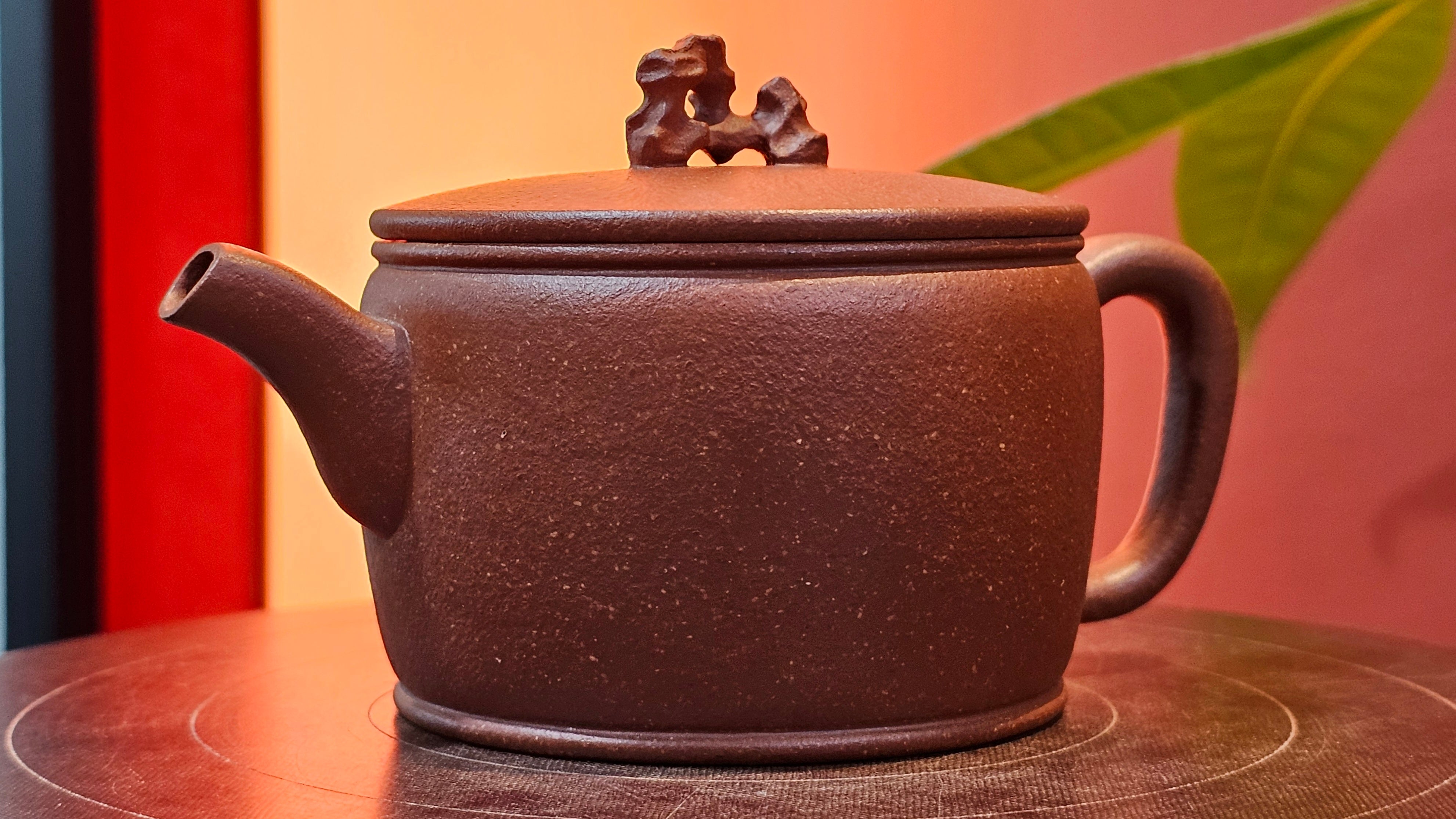 Han Wa 汉瓦 (Tai Hu Shi Knob 太湖石钮), 144.3ml, Hong Jiang Po Ni, by Craftsman Chen Gui Zhi (Red JiangPoNi rarer than Yellow JiangPoNi, XiaoMeiYao & ZhaoZhuang ZhuNi)~Congratulations to Ms J.P.! 14058hrs 16th August 2025! Salem, OR!