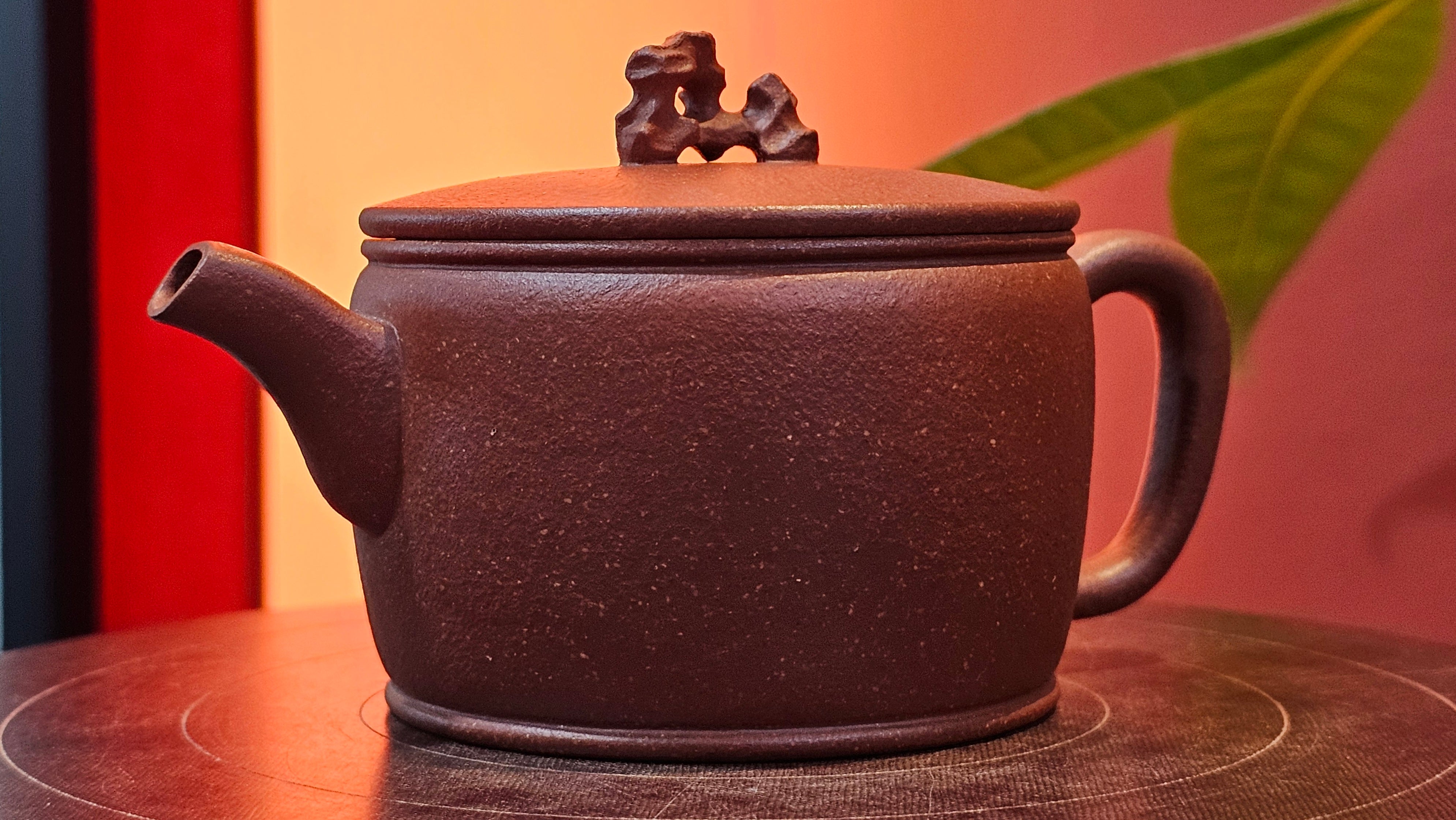 Han Wa 汉瓦 (Tai Hu Shi Knob 太湖石钮), 144.3ml, Hong Jiang Po Ni, by Craftsman Chen Gui Zhi (Red JiangPoNi rarer than Yellow JiangPoNi, XiaoMeiYao & ZhaoZhuang ZhuNi)~Congratulations to Ms J.P.! 14058hrs 16th August 2025! Salem, OR!