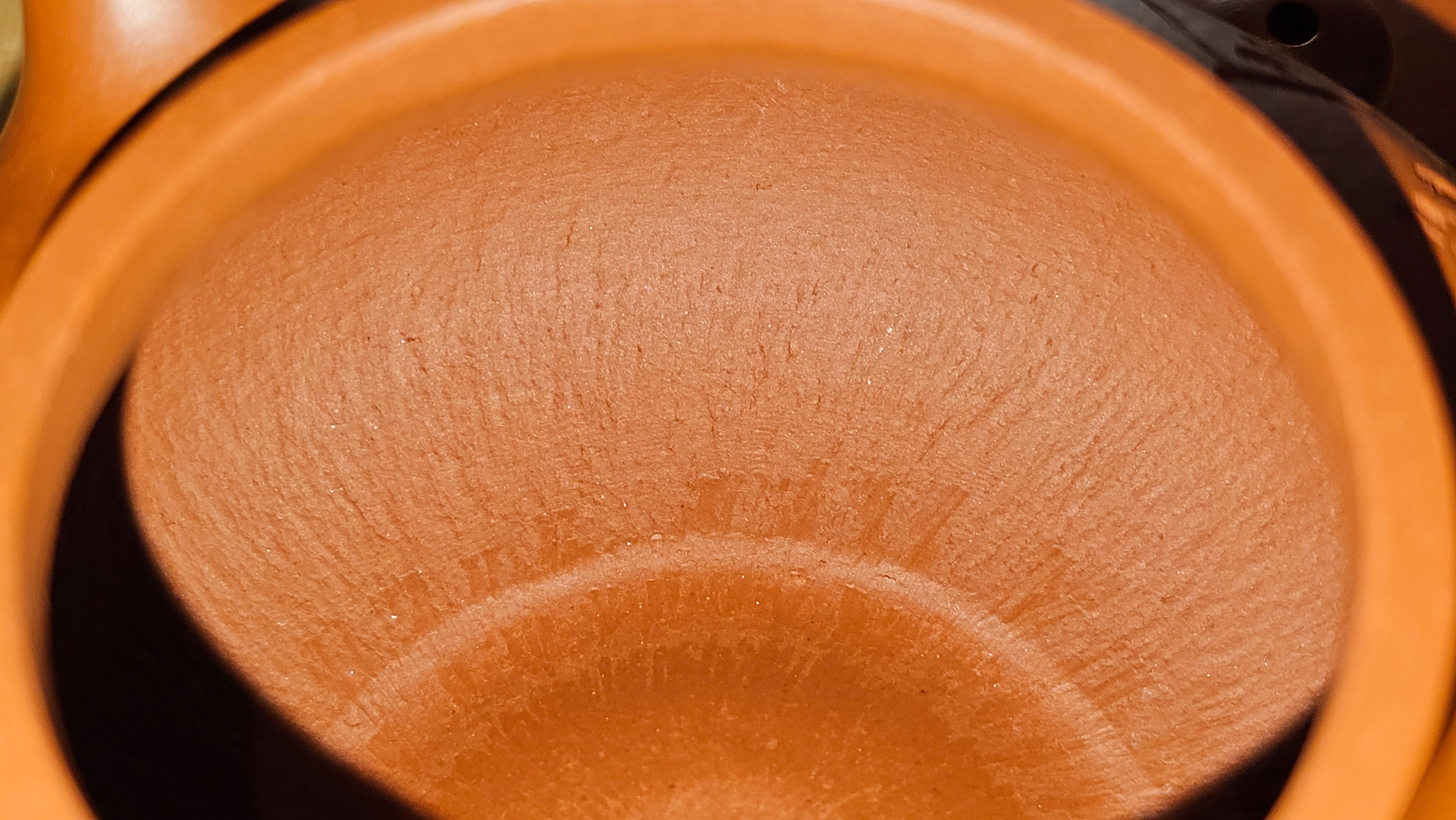 Rong Tian 容天, 145.5ml, Xiao Mei Yao Zhu Ni 小煤窑朱泥,  by Craftsman Chen Yue Fei 陈跃飞, Engraving by Craftsman Yi De Shu ~ Congratulations to!Tea Sommr Mr A.M., 1238hrs 16th August 2025, Padua! Italy🇮🇹!