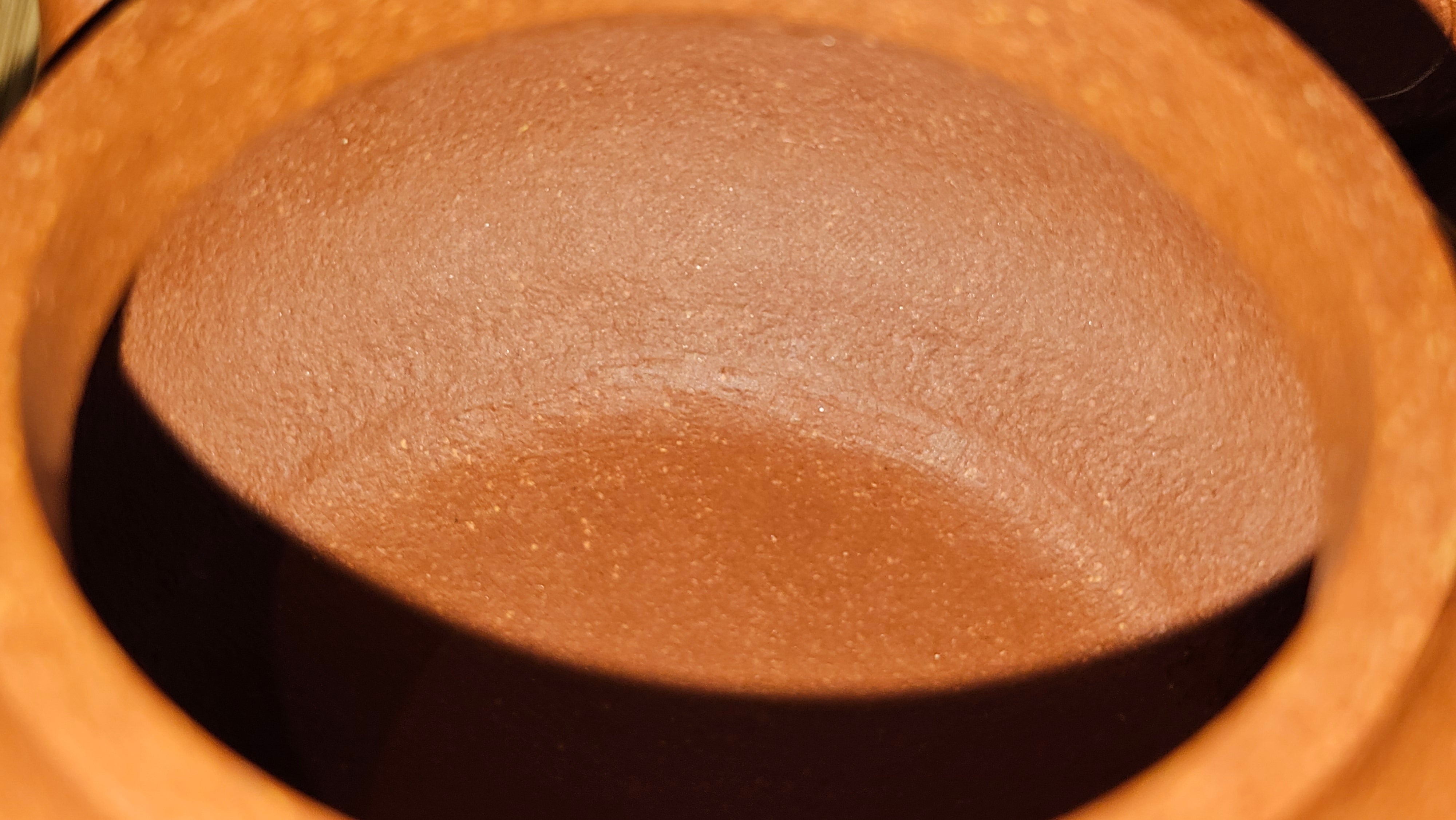 Song Jin Hu《颂金壶》, 151.5ml, Hong Jiang Po Ni 红降坡泥, by Craftsman Chen Gui Zhi 陈桂枝。(Red JiangPoNi rarer than Yellow JiangPoNi, XiaoMeiYao & ZhaoZhuang ZhuNi) ~ Congratulations to!Tea Sommr A.M., 1238hrs 16th August 2025, Padua, Italy🇮🇹!