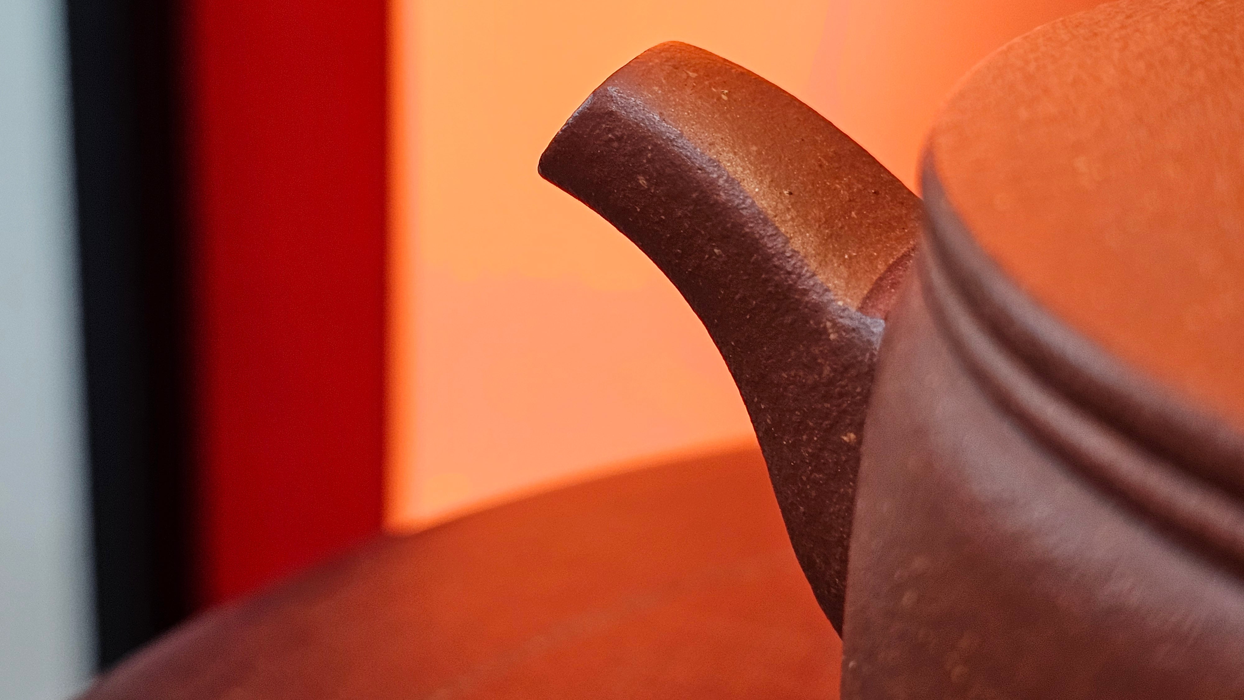 Han Wa 汉瓦 (Tai Hu Shi Knob 太湖石钮), 144.3ml, Hong Jiang Po Ni, by Craftsman Chen Gui Zhi (Red JiangPoNi rarer than Yellow JiangPoNi, XiaoMeiYao & ZhaoZhuang ZhuNi)~Congratulations to Ms J.P.! 14058hrs 16th August 2025! Salem, OR!