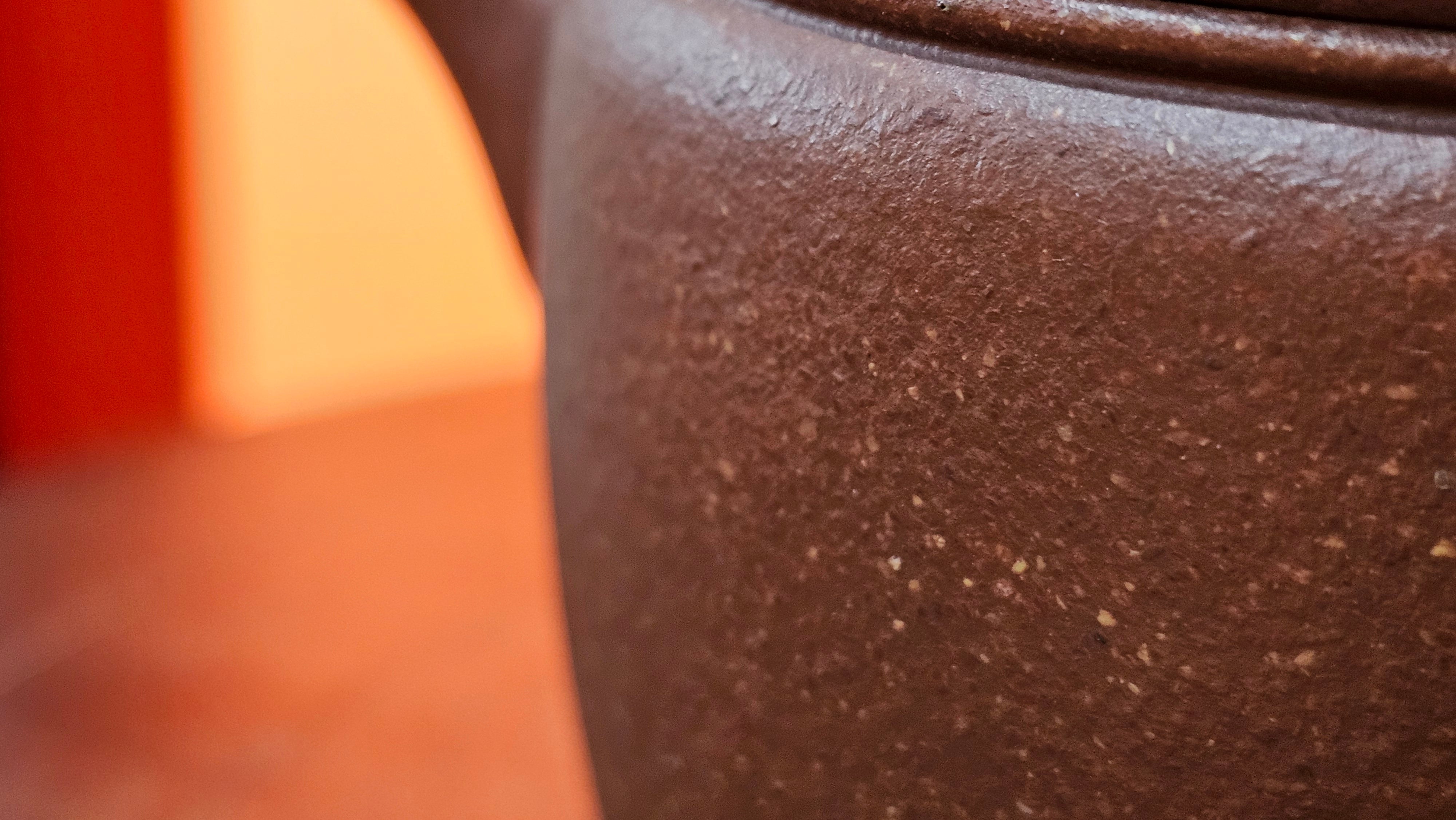 Han Wa 汉瓦 (Tai Hu Shi Knob 太湖石钮), 144.3ml, Hong Jiang Po Ni, by Craftsman Chen Gui Zhi (Red JiangPoNi rarer than Yellow JiangPoNi, XiaoMeiYao & ZhaoZhuang ZhuNi)~Congratulations to Ms J.P.! 14058hrs 16th August 2025! Salem, OR!