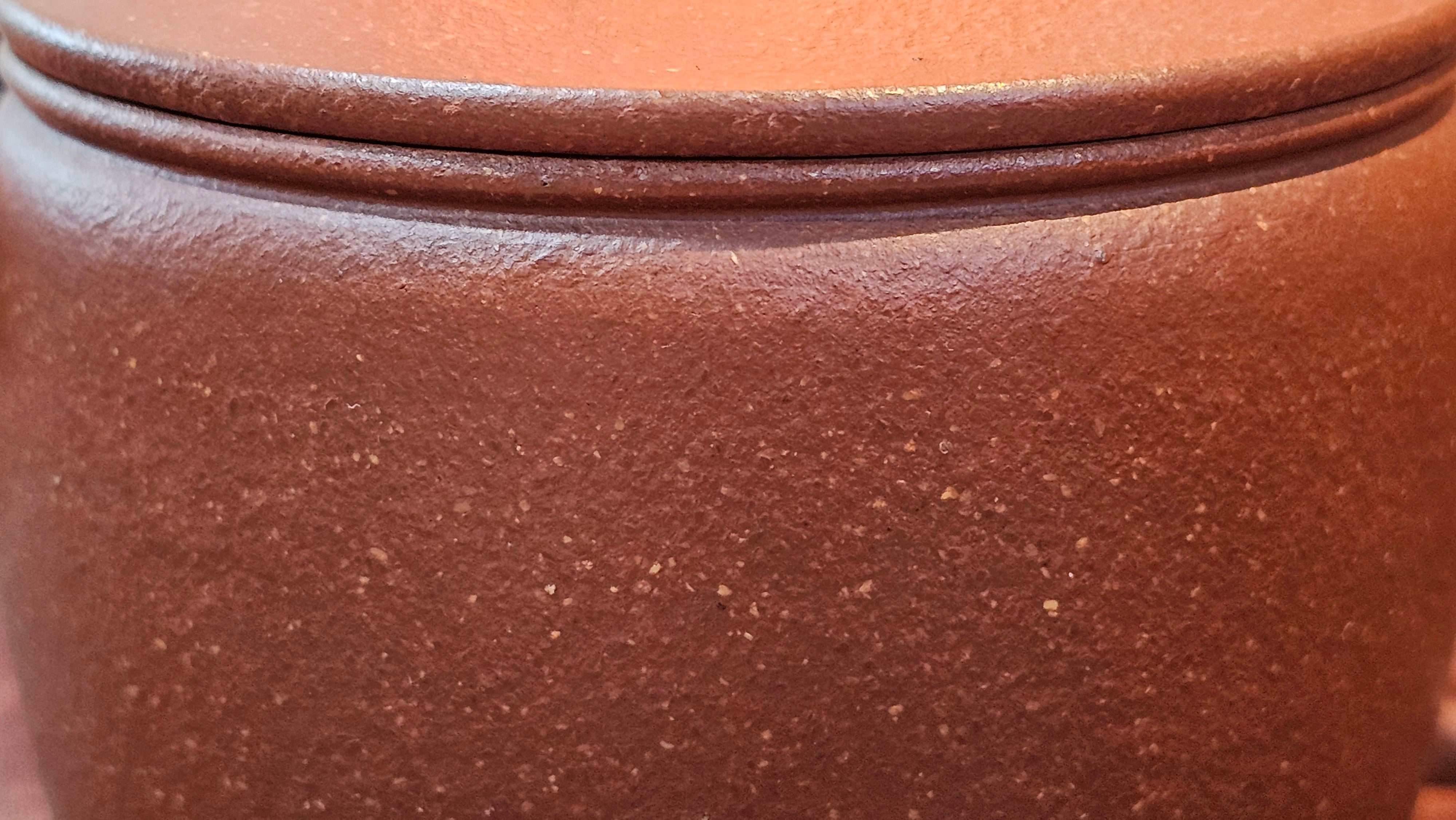 Han Wa 汉瓦 (Tai Hu Shi Knob 太湖石钮), 144.3ml, Hong Jiang Po Ni, by Craftsman Chen Gui Zhi (Red JiangPoNi rarer than Yellow JiangPoNi, XiaoMeiYao & ZhaoZhuang ZhuNi)~Congratulations to Ms J.P.! 14058hrs 16th August 2025! Salem, OR!