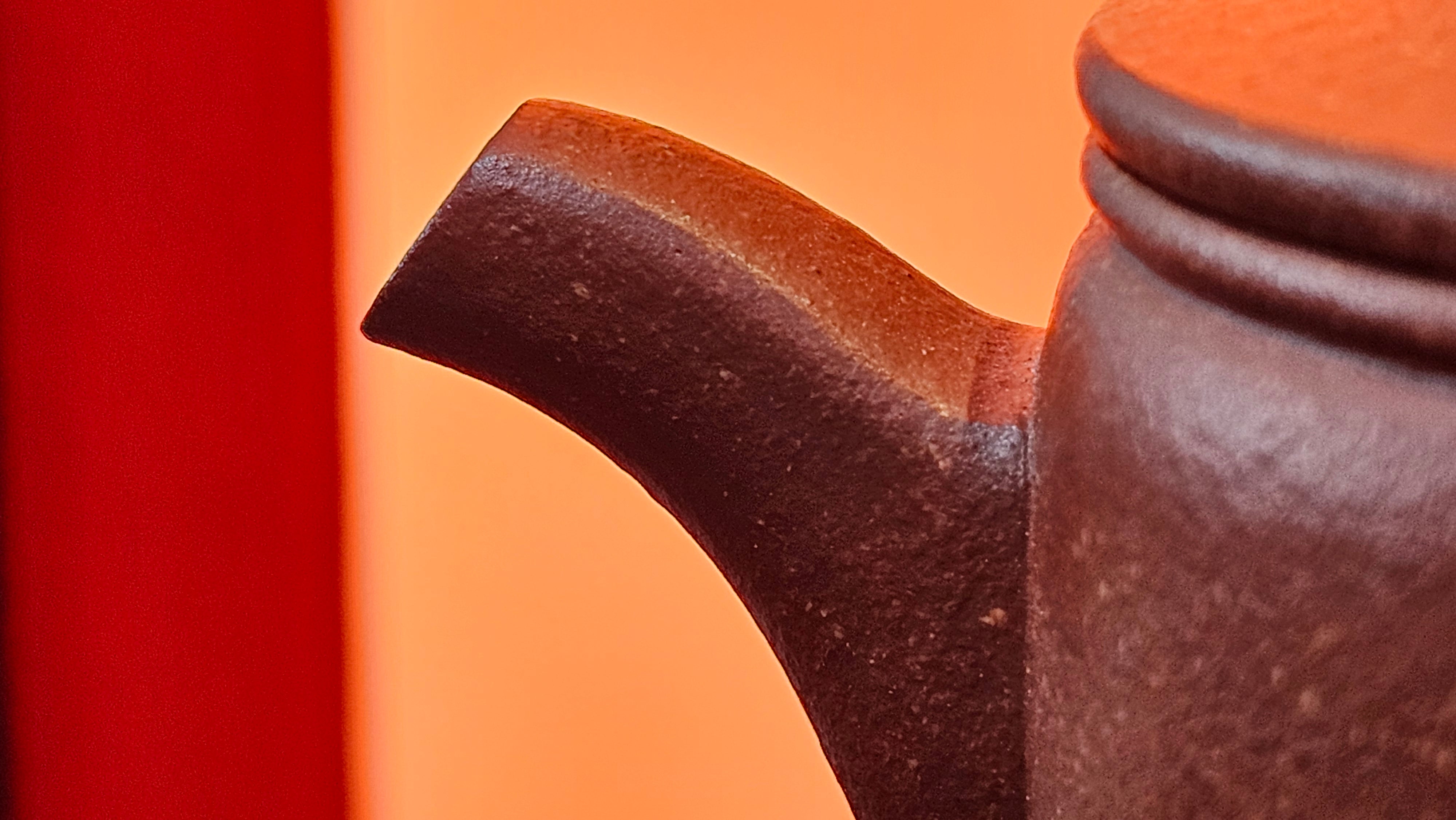 Han Wa 汉瓦 (Tai Hu Shi Knob 太湖石钮), 144.3ml, Hong Jiang Po Ni, by Craftsman Chen Gui Zhi (Red JiangPoNi rarer than Yellow JiangPoNi, XiaoMeiYao & ZhaoZhuang ZhuNi)~Congratulations to Ms J.P.! 14058hrs 16th August 2025! Salem, OR!