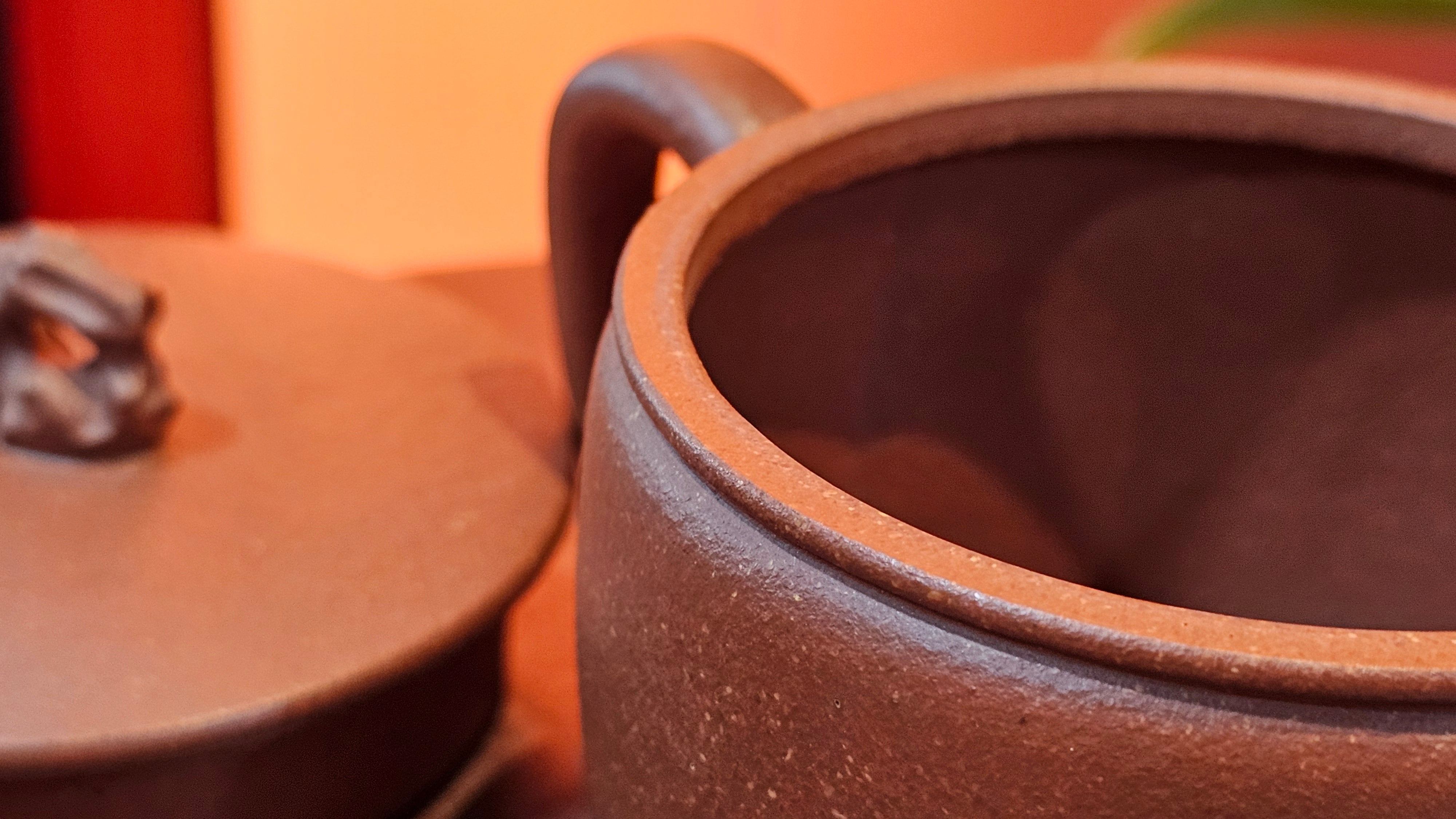 Han Wa 汉瓦 (Tai Hu Shi Knob 太湖石钮), 144.3ml, Hong Jiang Po Ni, by Craftsman Chen Gui Zhi (Red JiangPoNi rarer than Yellow JiangPoNi, XiaoMeiYao & ZhaoZhuang ZhuNi)~Congratulations to Ms J.P.! 14058hrs 16th August 2025! Salem, OR!