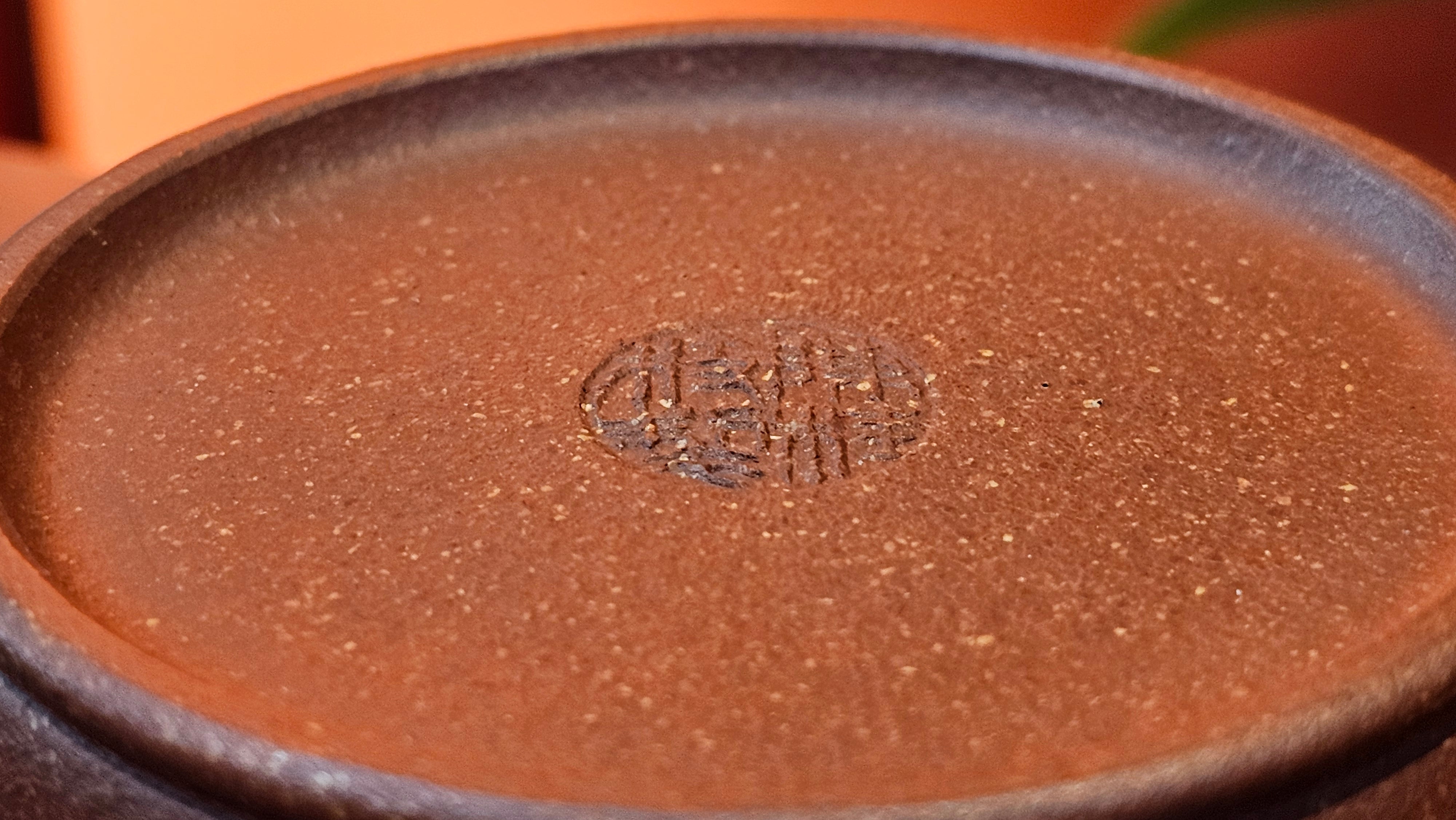 Han Wa 汉瓦 (Tai Hu Shi Knob 太湖石钮), 144.3ml, Hong Jiang Po Ni, by Craftsman Chen Gui Zhi (Red JiangPoNi rarer than Yellow JiangPoNi, XiaoMeiYao & ZhaoZhuang ZhuNi)~Congratulations to Ms J.P.! 14058hrs 16th August 2025! Salem, OR!