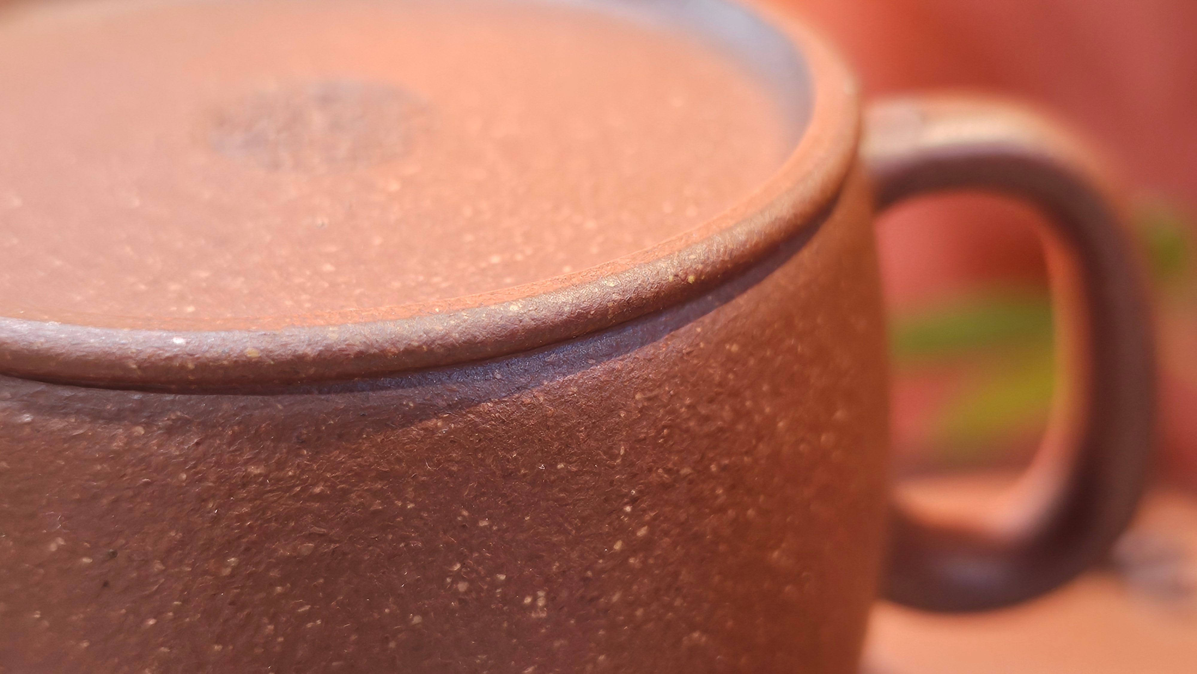 Han Wa 汉瓦 (Tai Hu Shi Knob 太湖石钮), 144.3ml, Hong Jiang Po Ni, by Craftsman Chen Gui Zhi (Red JiangPoNi rarer than Yellow JiangPoNi, XiaoMeiYao & ZhaoZhuang ZhuNi)~Congratulations to Ms J.P.! 14058hrs 16th August 2025! Salem, OR!