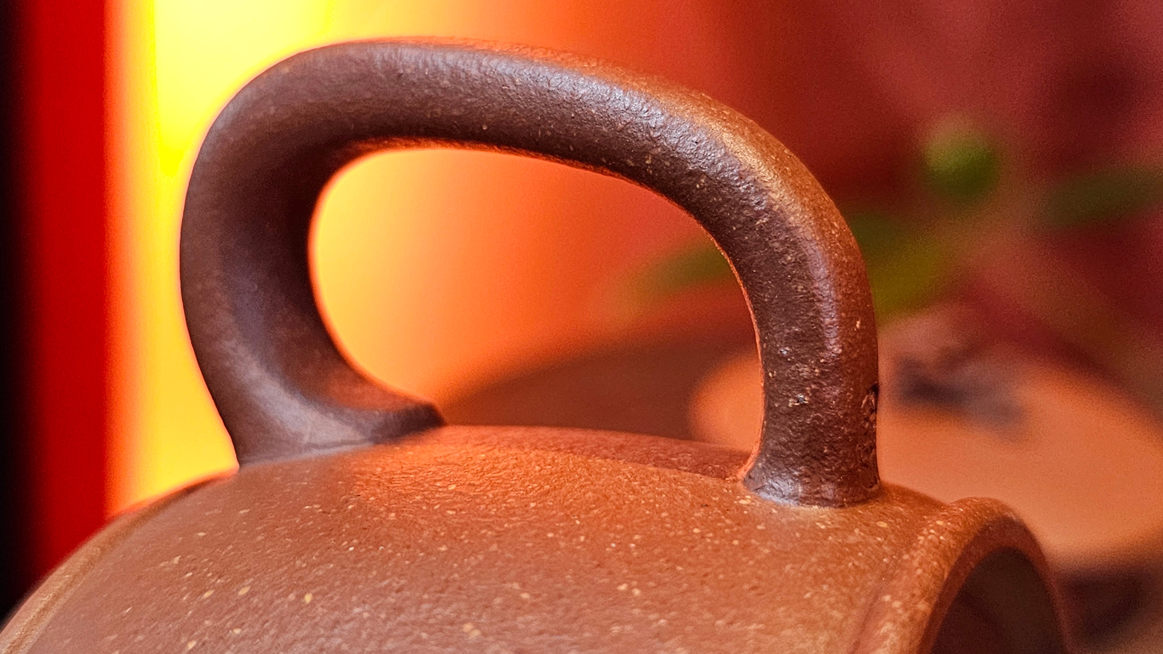 Han Wa 汉瓦 (Tai Hu Shi Knob 太湖石钮), 144.3ml, Hong Jiang Po Ni, by Craftsman Chen Gui Zhi (Red JiangPoNi rarer than Yellow JiangPoNi, XiaoMeiYao & ZhaoZhuang ZhuNi)~Congratulations to Ms J.P.! 14058hrs 16th August 2025! Salem, OR!