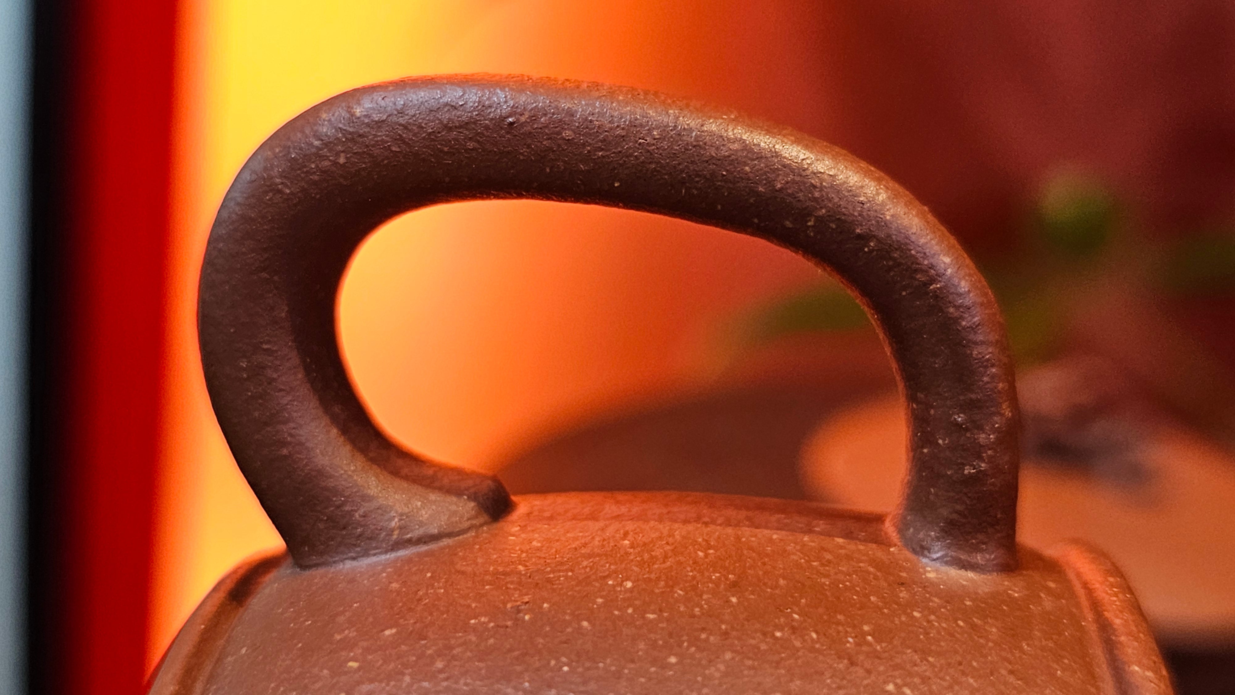 Han Wa 汉瓦 (Tai Hu Shi Knob 太湖石钮), 144.3ml, Hong Jiang Po Ni, by Craftsman Chen Gui Zhi (Red JiangPoNi rarer than Yellow JiangPoNi, XiaoMeiYao & ZhaoZhuang ZhuNi)~Congratulations to Ms J.P.! 14058hrs 16th August 2025! Salem, OR!