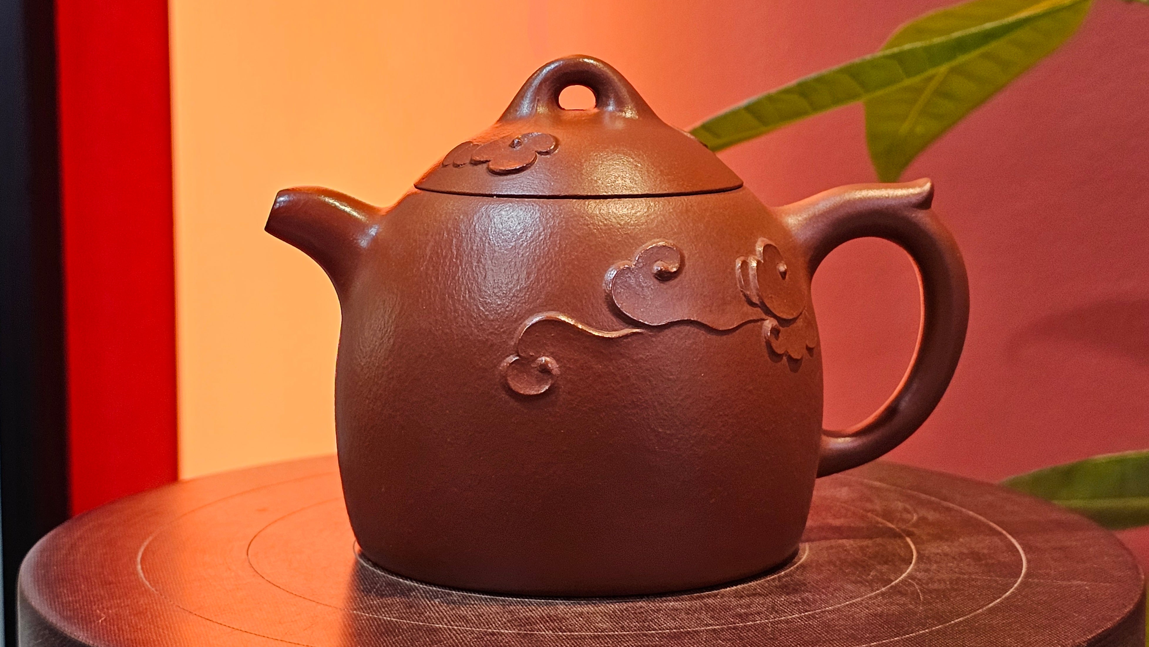 Qin Quan 秦权, with Oriental Clouds Embellishments 云朵贴花工艺, 196.9ml, Xiao Mei Yao Zhu Ni , by Craftsman Chen Yue Fei 陈跃飞 ~ Congratulations to Ms J.P.! 14058hrs 16th August 2025! Salem, OR!