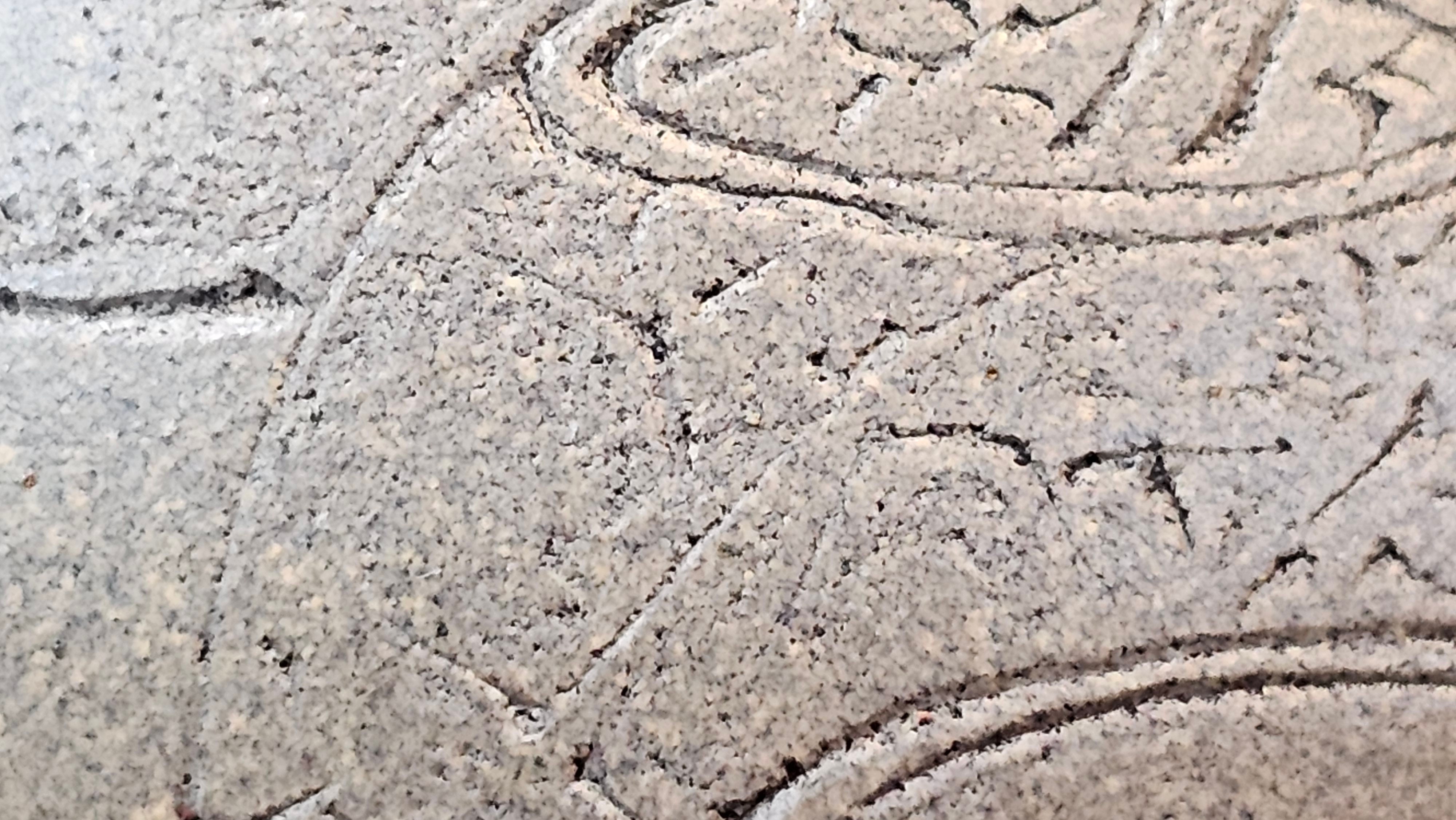 Ban Yue Hu《半月壶》~ "Half Moon Pot", 133.7ml, Qing Hui Duan 青灰段泥, by our Craftsman Zhang Huan 张欢, "Qing Gong Tu" 清供图 Engraving by Craftsman Nan Shan Lao Ren 南山老人 ~!Congratulations to Mr J.S.! 1114hrs 15th August 2025, Chicago, IL!