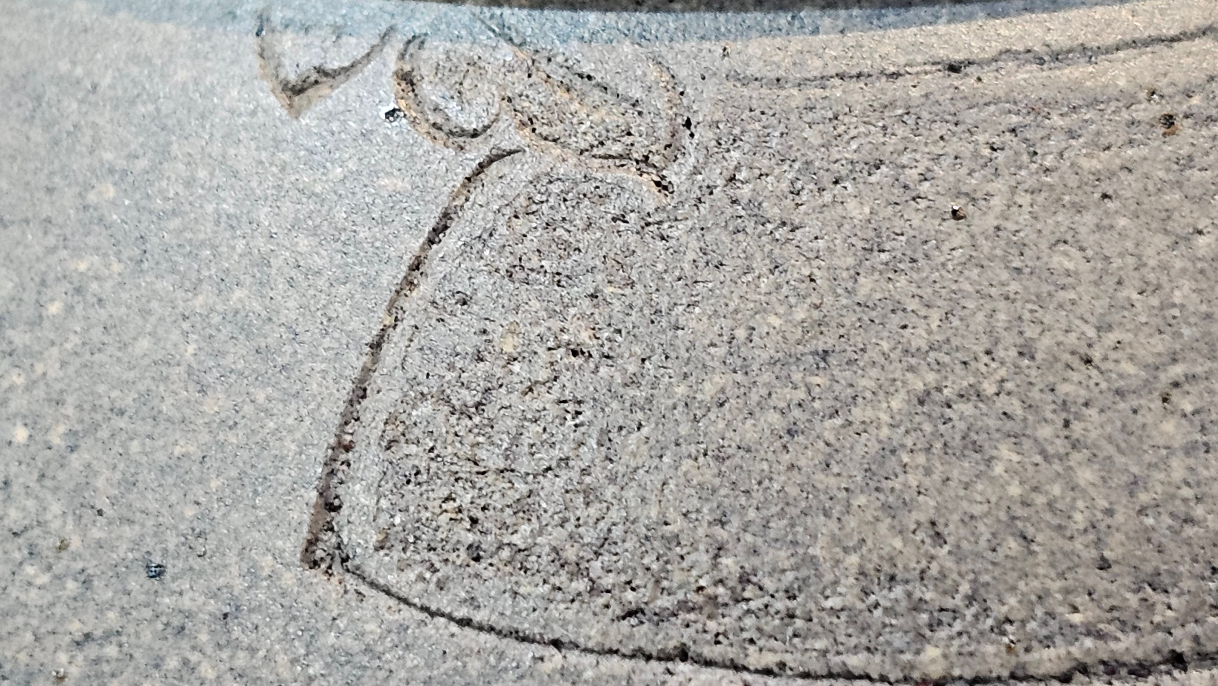 Ban Yue Hu《半月壶》~ "Half Moon Pot", 133.7ml, Qing Hui Duan 青灰段泥, by our Craftsman Zhang Huan 张欢, "Qing Gong Tu" 清供图 Engraving by Craftsman Nan Shan Lao Ren 南山老人 ~!Congratulations to Mr J.S.! 1114hrs 15th August 2025, Chicago, IL!