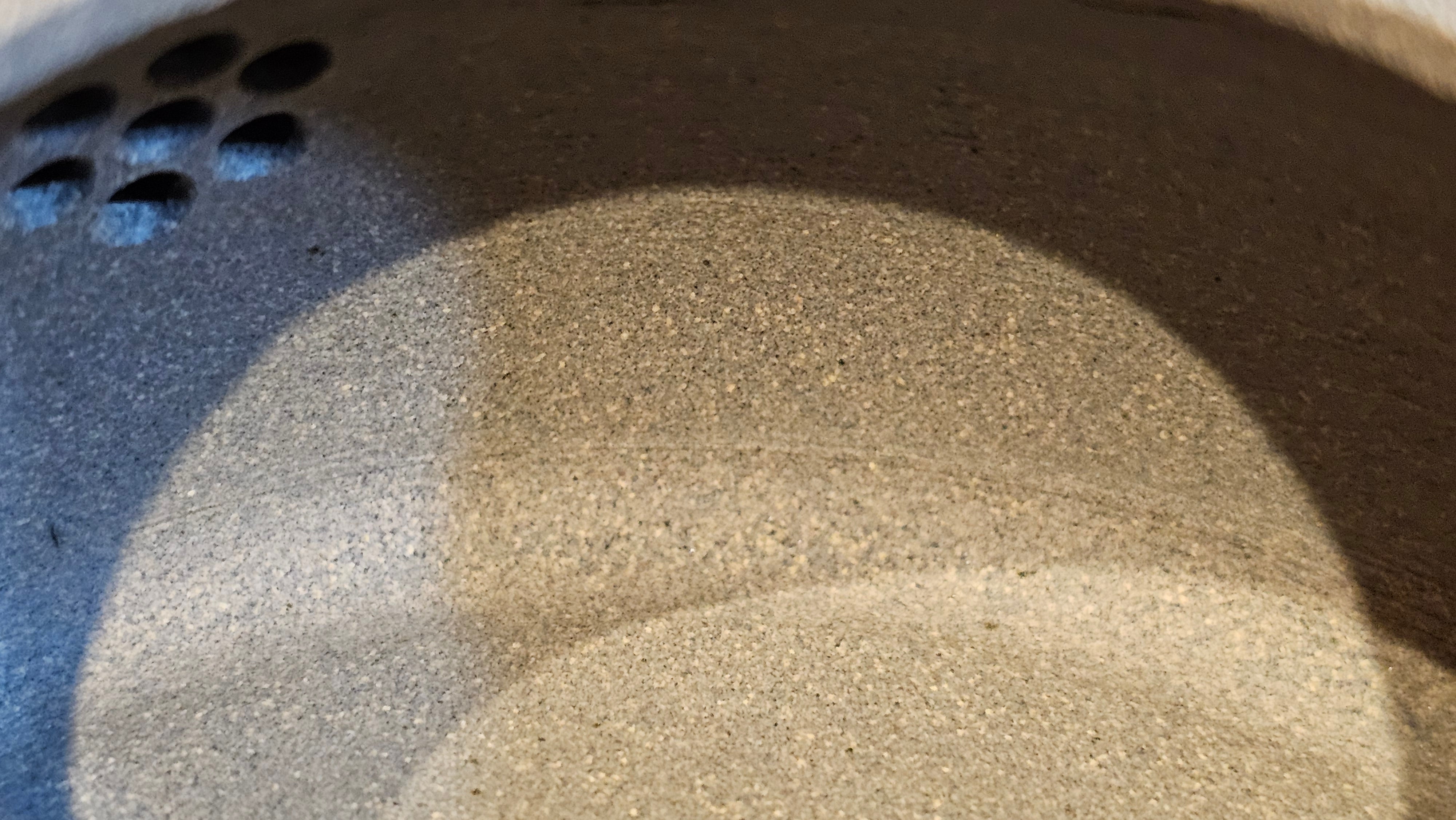 Ban Yue Hu《半月壶》~ "Half Moon Pot", 133.7ml, Qing Hui Duan 青灰段泥, by our Craftsman Zhang Huan 张欢, "Qing Gong Tu" 清供图 Engraving by Craftsman Nan Shan Lao Ren 南山老人 ~!Congratulations to Mr J.S.! 1114hrs 15th August 2025, Chicago, IL!